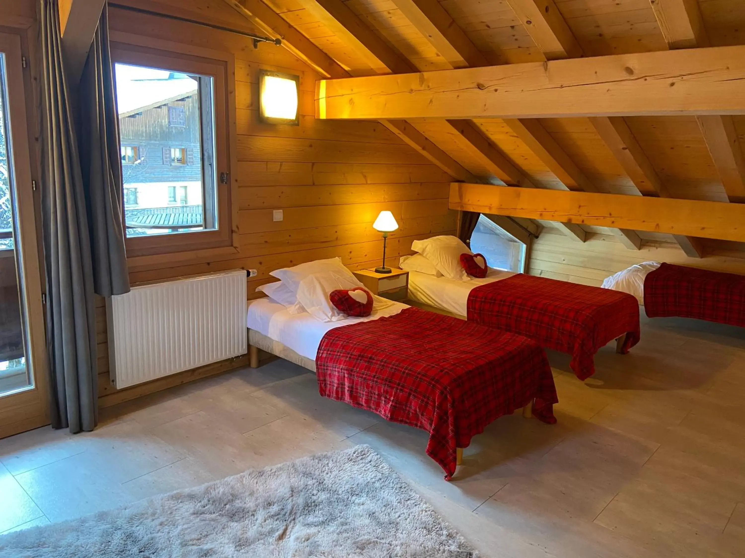 Bed in Bed and Breakfast Chalet Manava