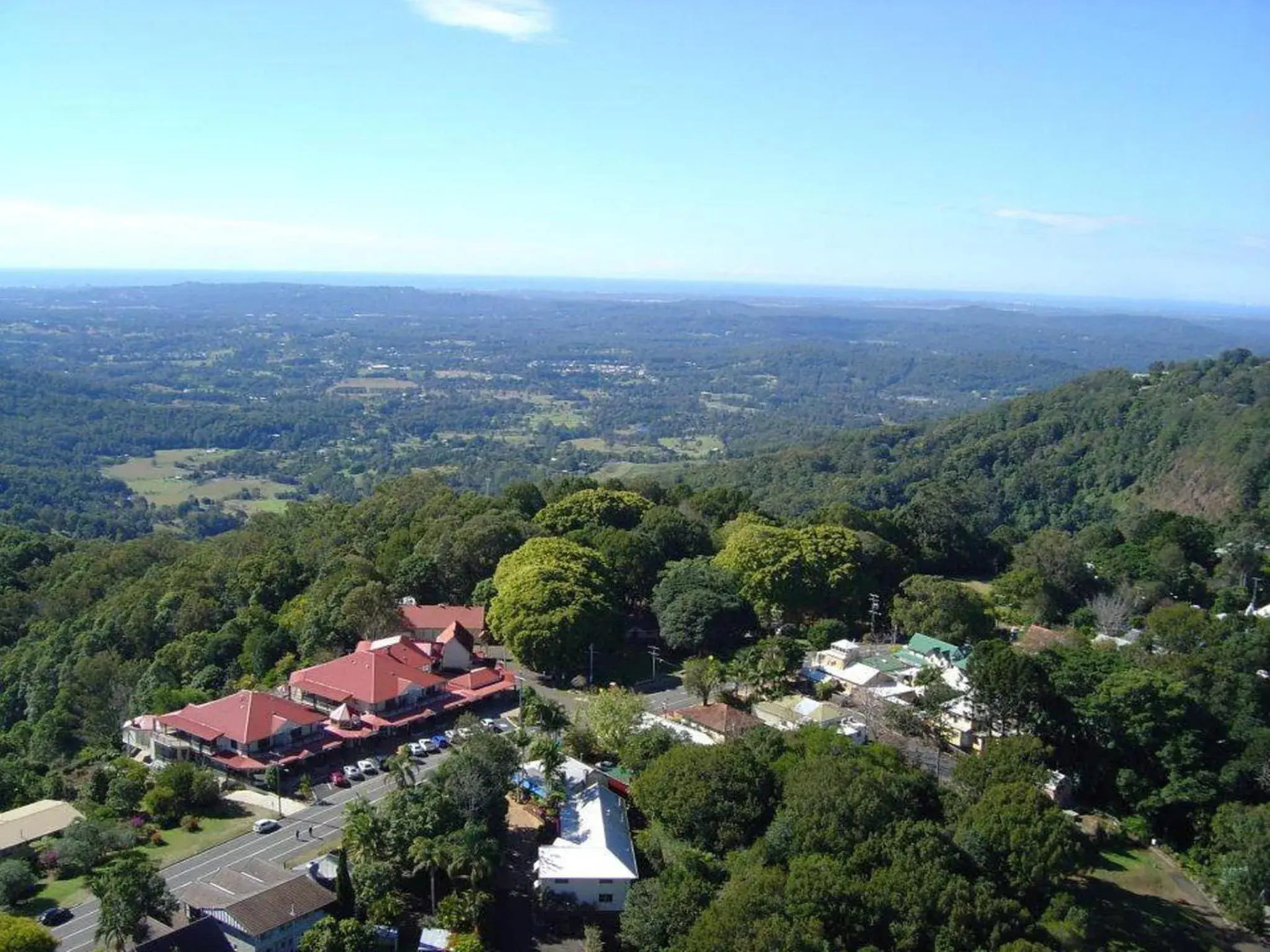 Day, Bird's-eye View in Montville Mountain Inn