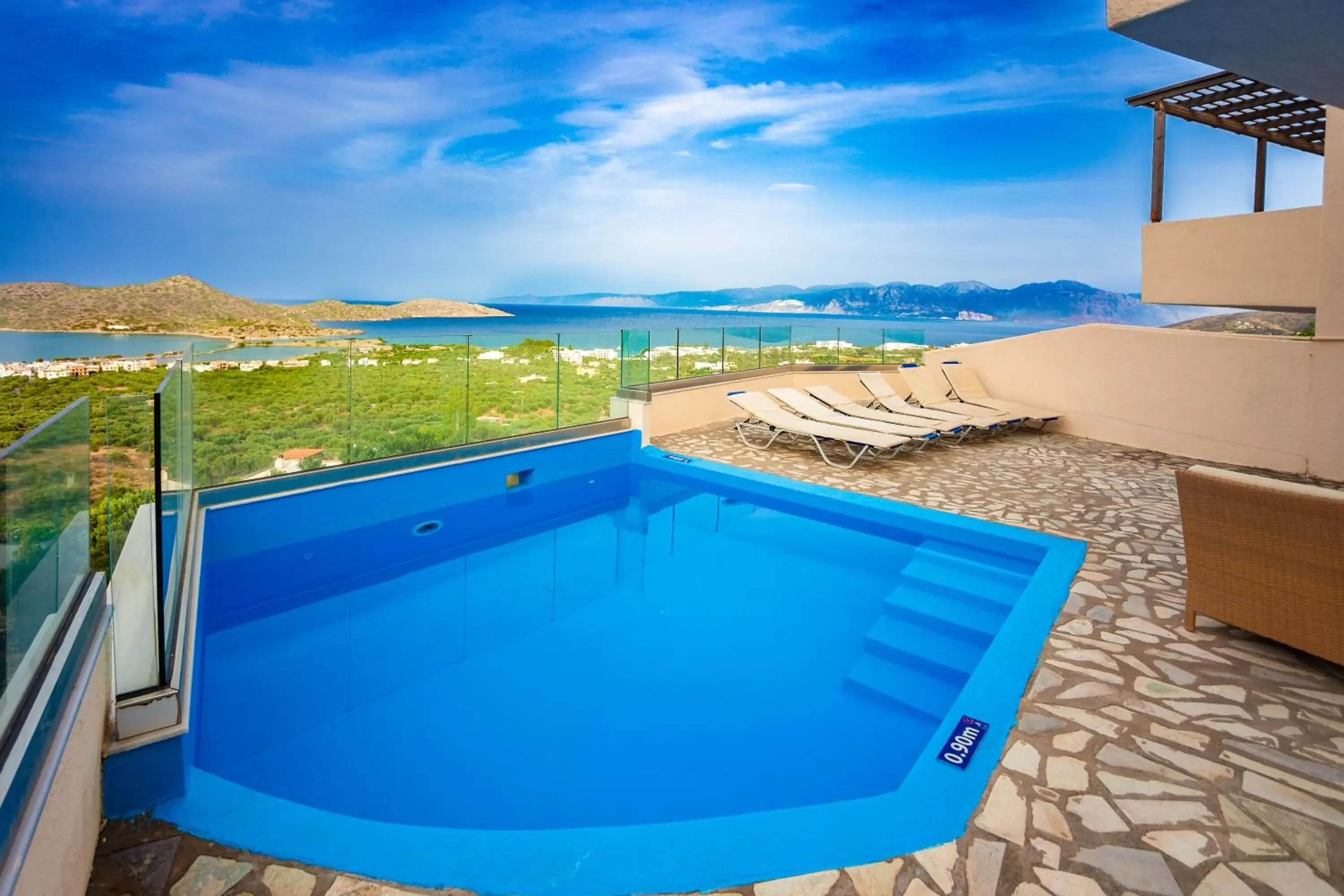 View (from property/room), Swimming Pool in Elounda Water Park Residence Hotel