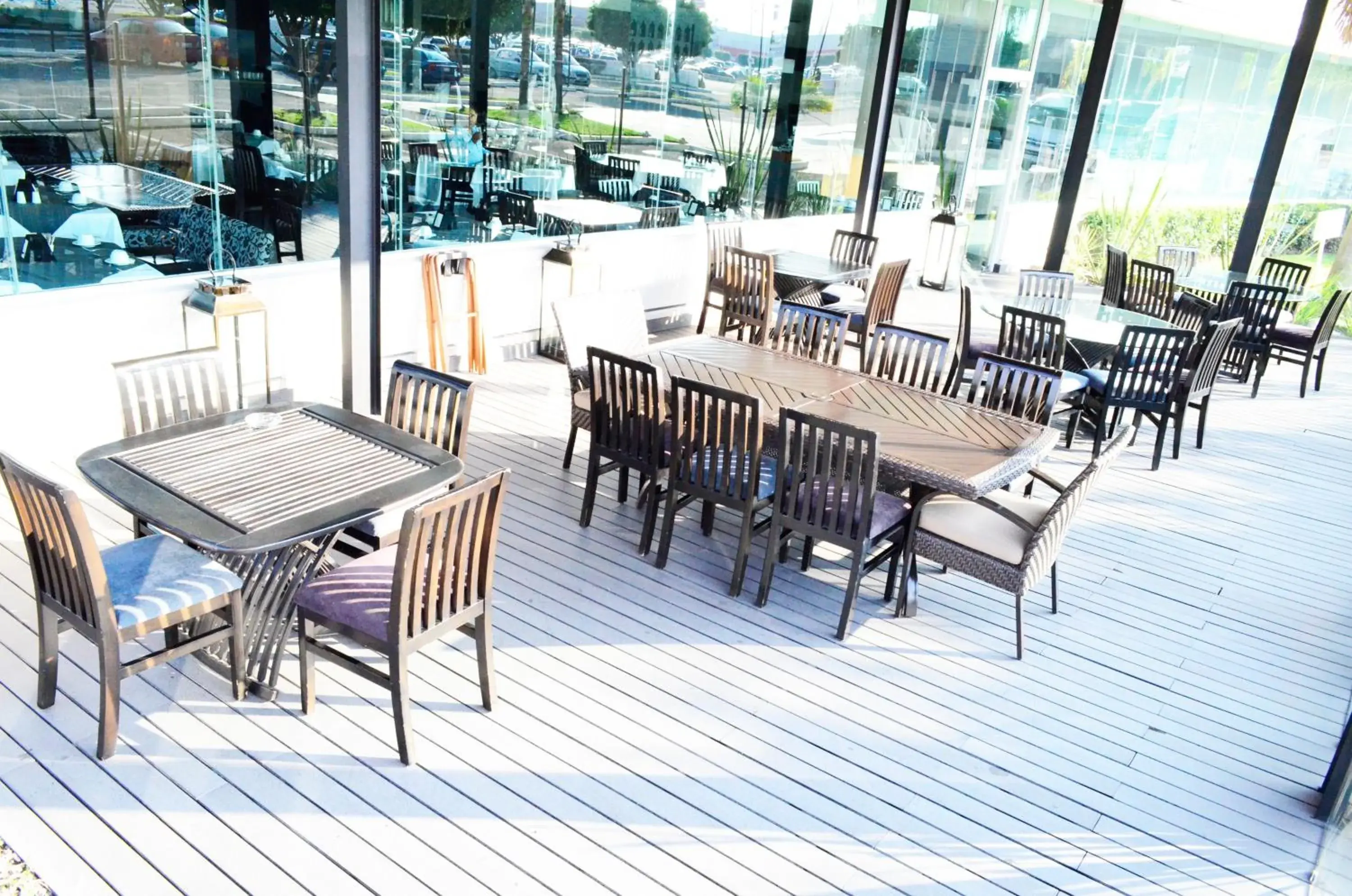 Balcony/Terrace, Restaurant/Places to Eat in Casa Inn Business Hotel Celaya