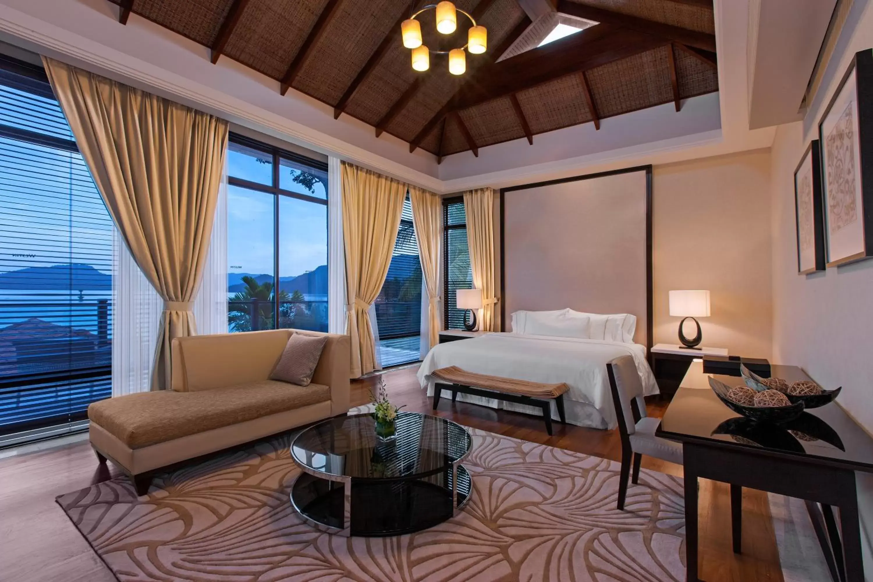 Bed in The Westin Langkawi Resort & Spa