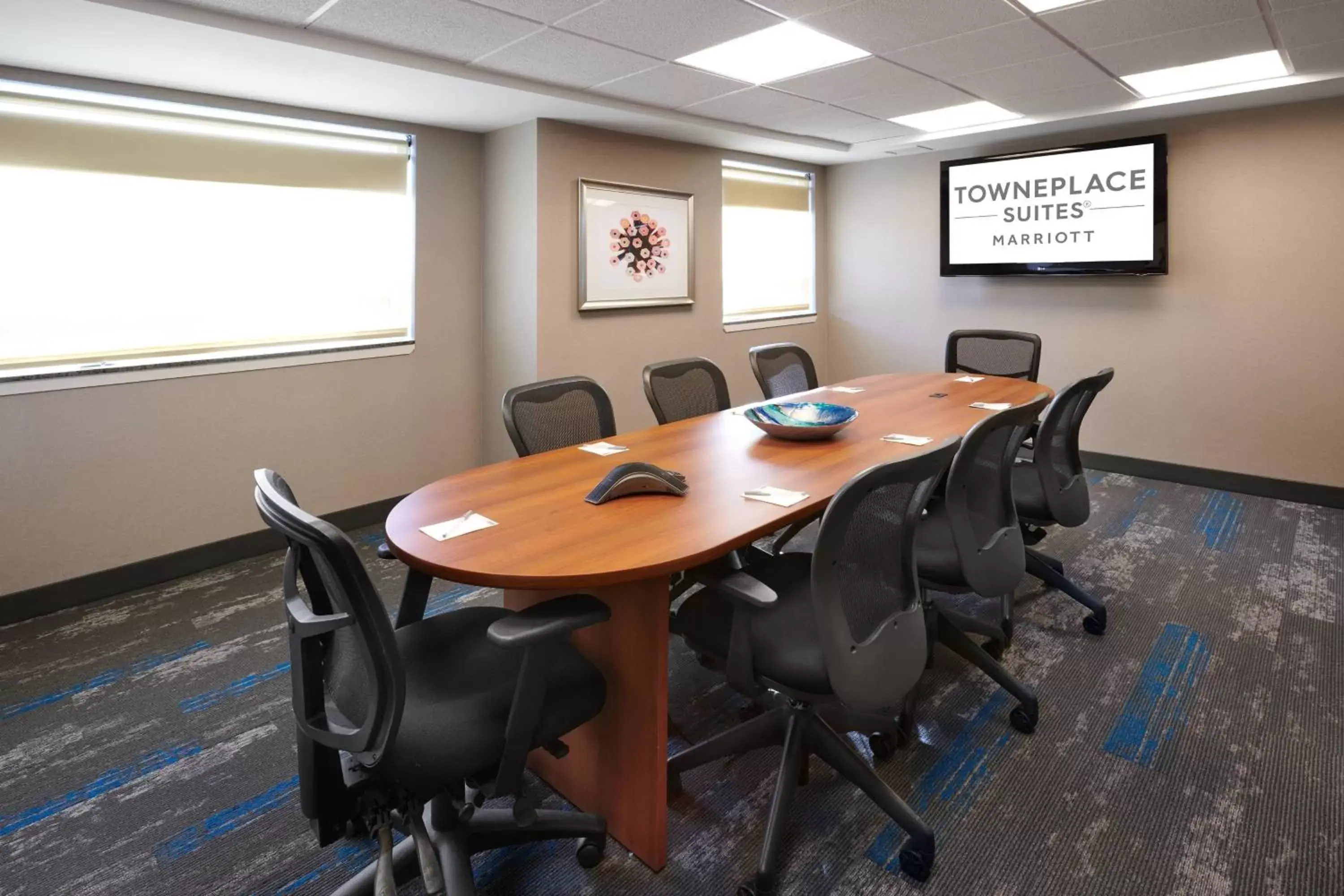 Meeting/conference room, Business Area/Conference Room in TownePlace Suites by Marriott Mississauga-Airport Corporate Centre
