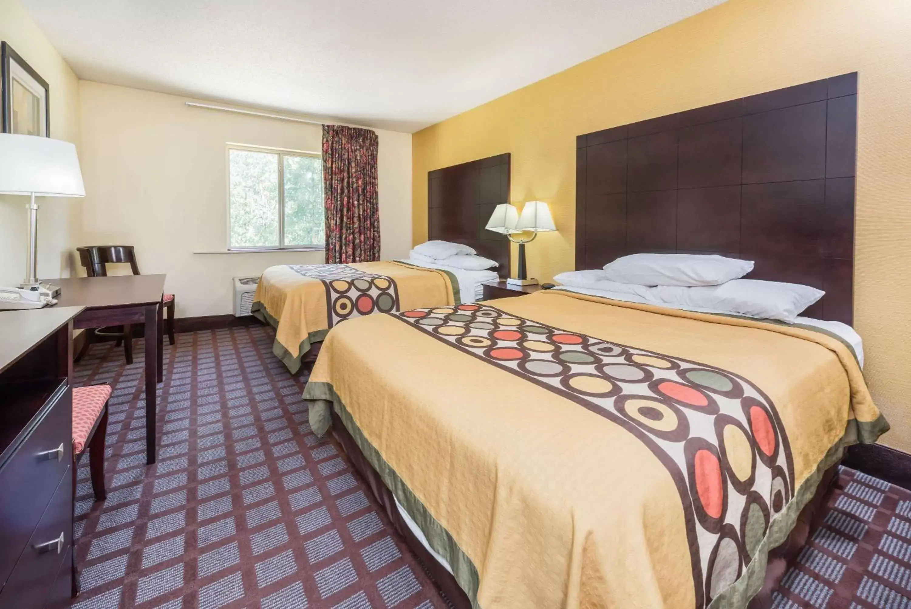 Photo of the whole room, Bed in Super 8 by Wyndham Bloomington, Indiana