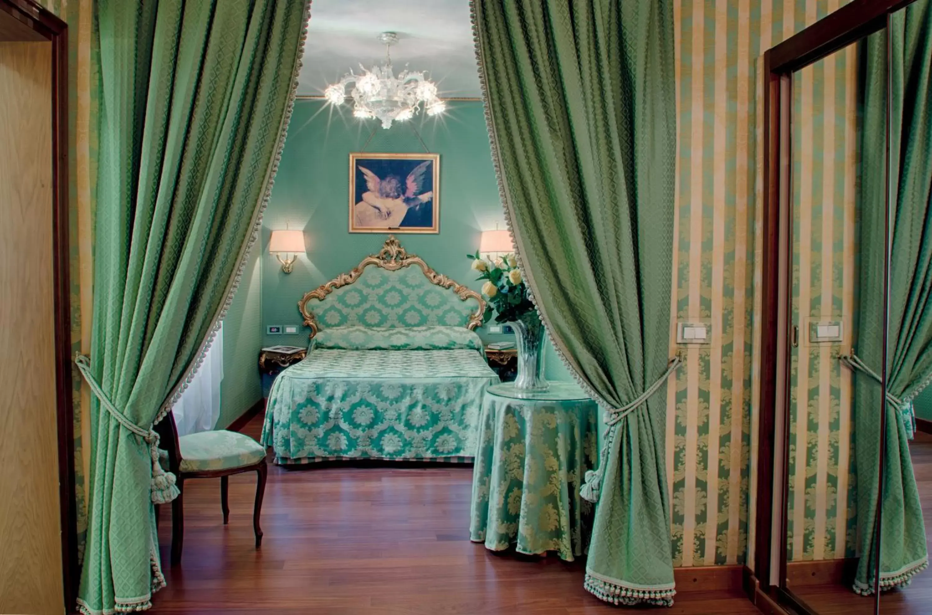 Bed in Locanda Vivaldi