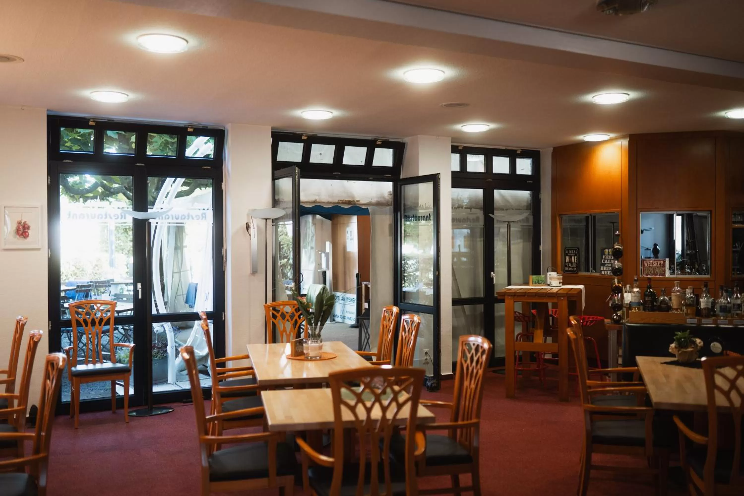 Restaurant/places to eat in Hotel am Weiher