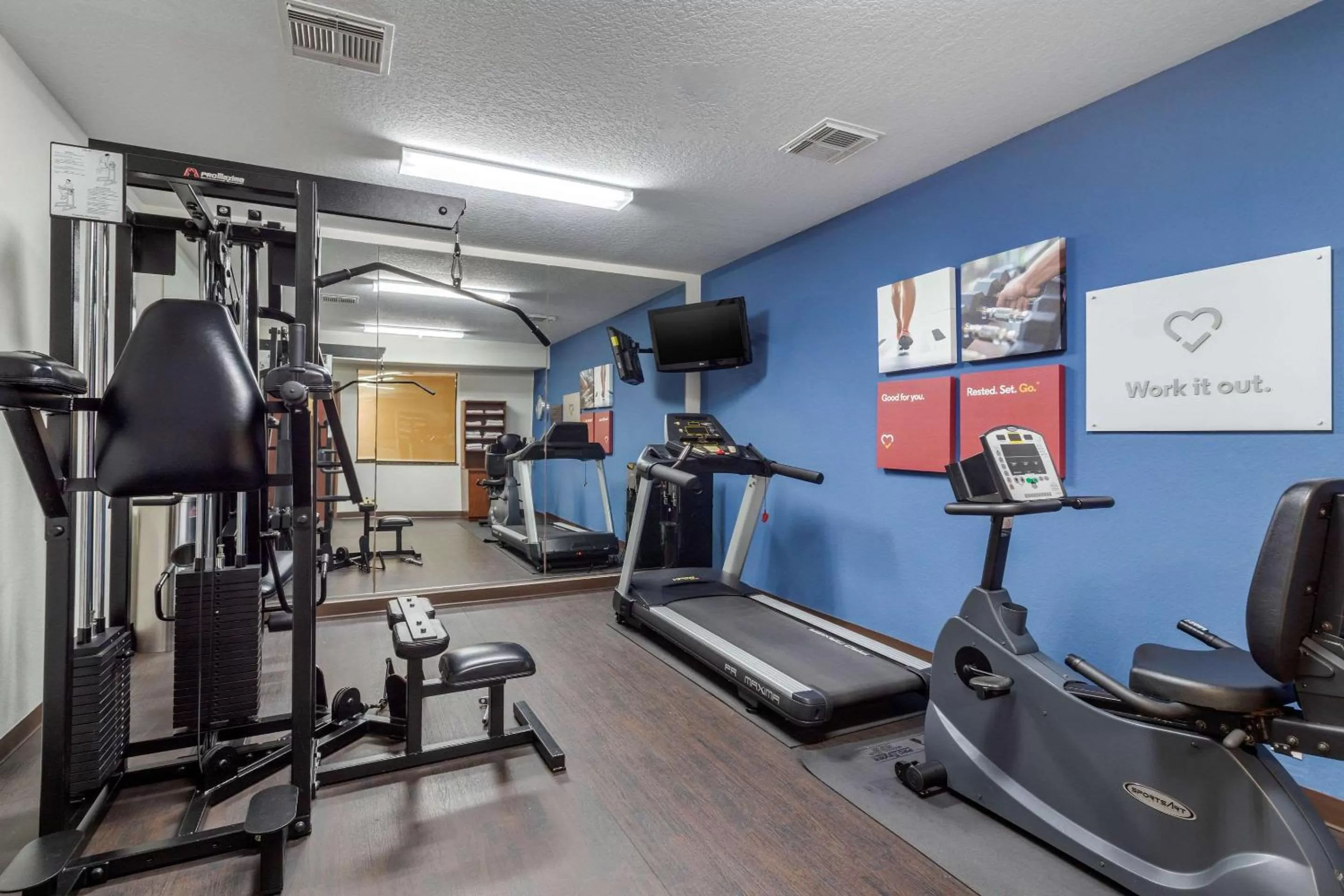 Fitness centre/facilities in Comfort Suites Baytown I - 10