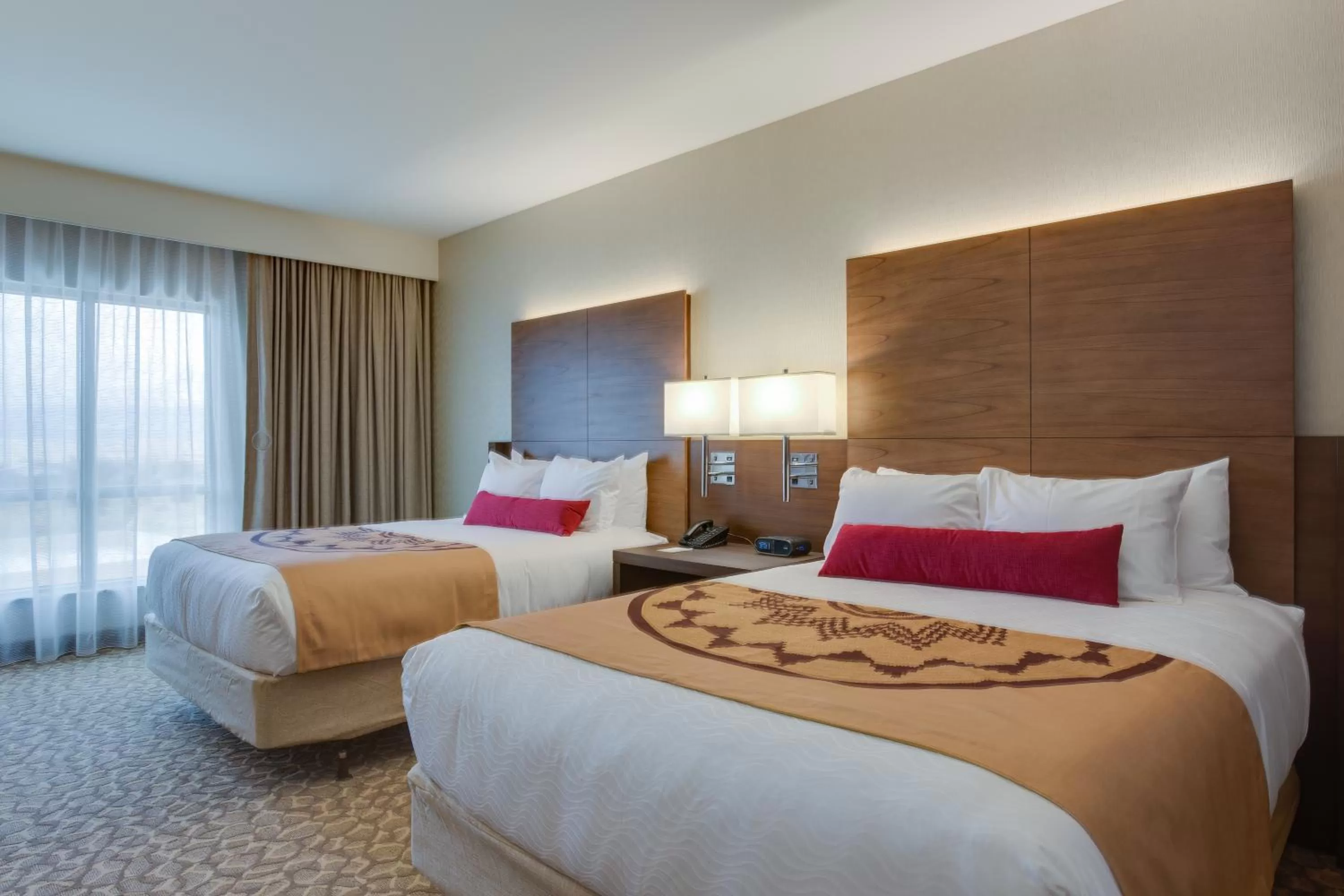 Bed in Cliff Castle Casino Hotel