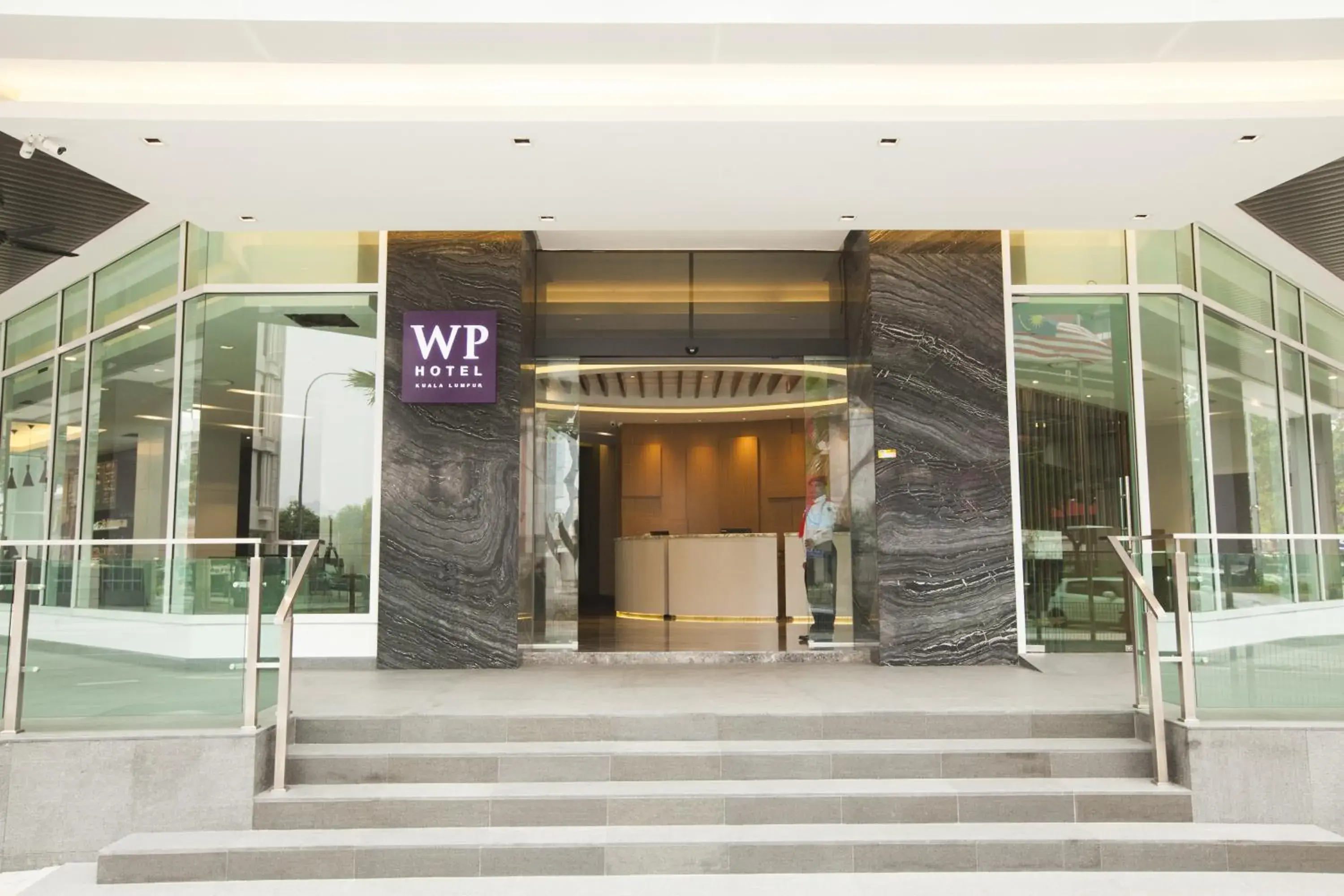 Facade/entrance in WP Hotel Facade/entrance in WP Hotel