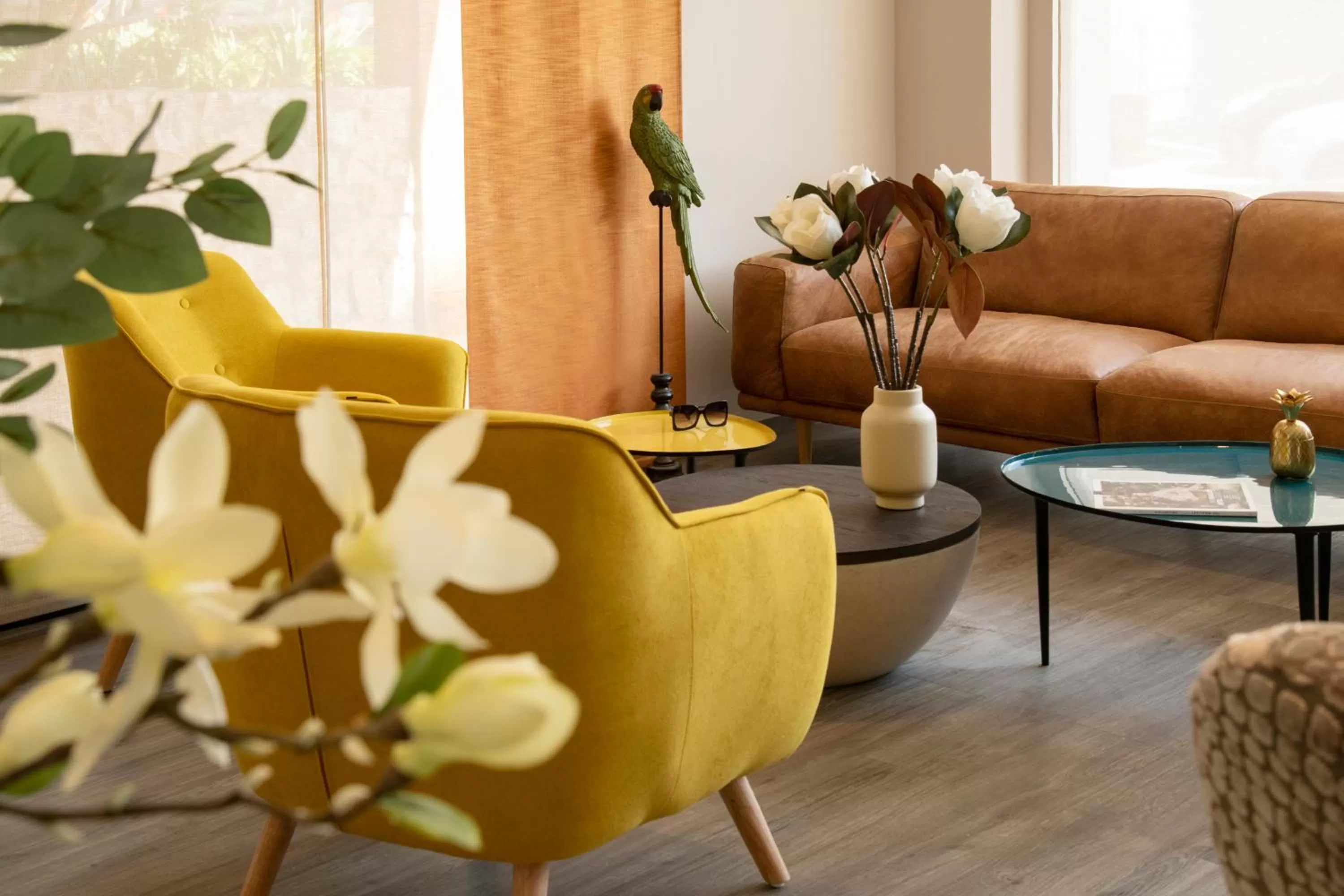 Living room in ibis Styles Beaulieu sur Mer