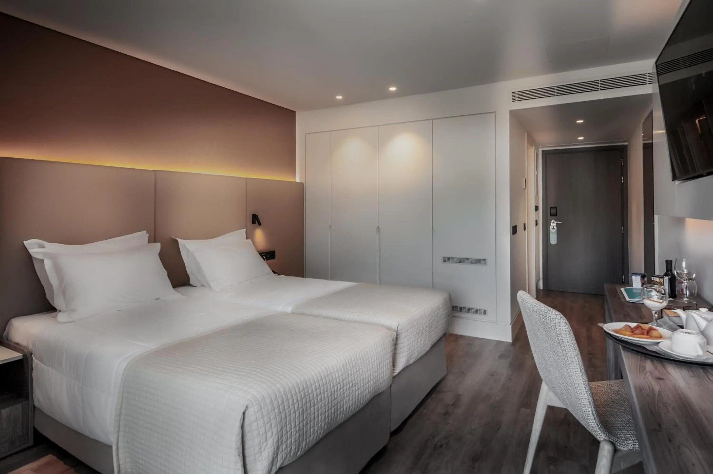 Bed in EverEden Beach Resort Hotel