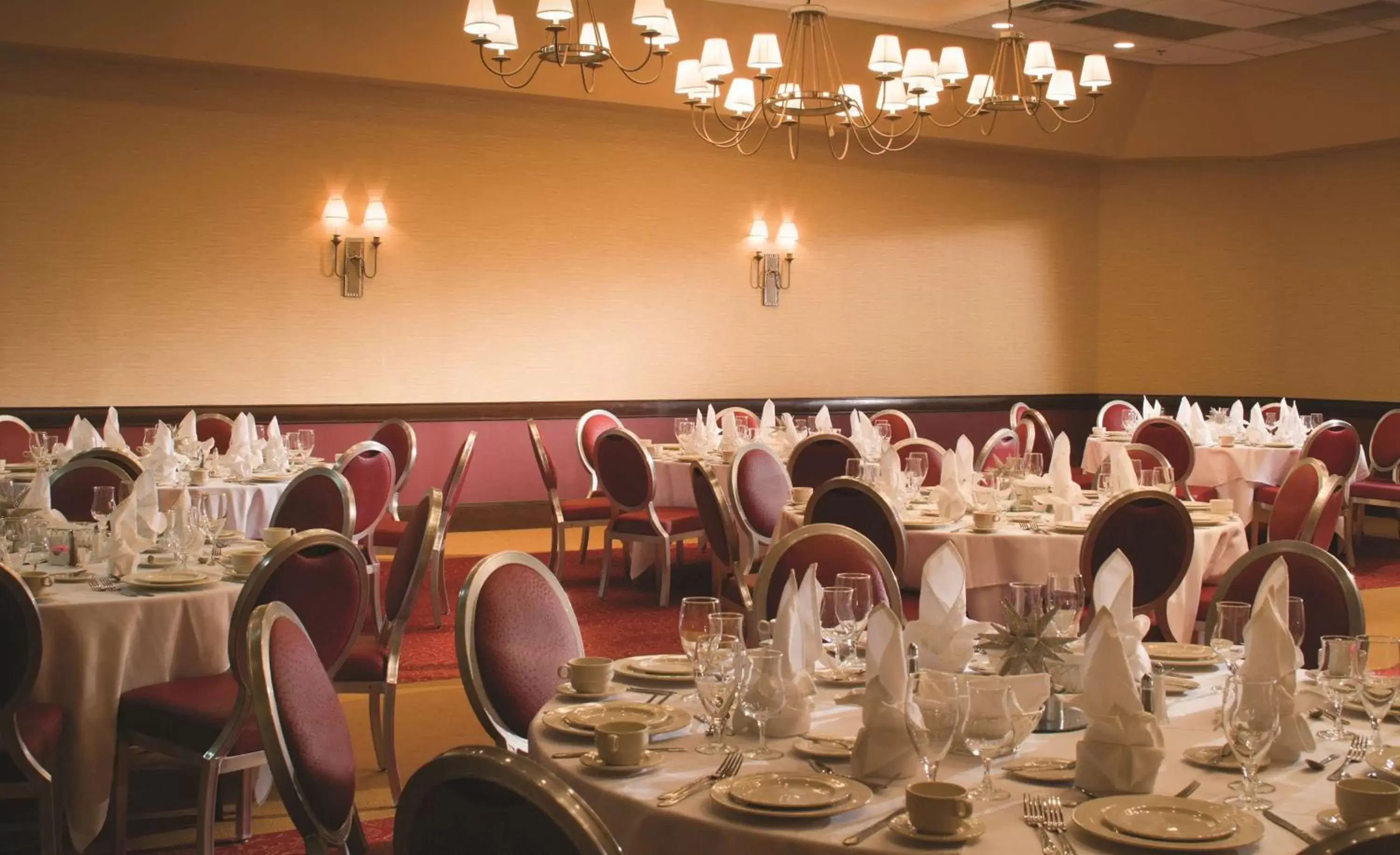 Dining area, Restaurant/Places to Eat in DoubleTree by Hilton Cincinnati Airport