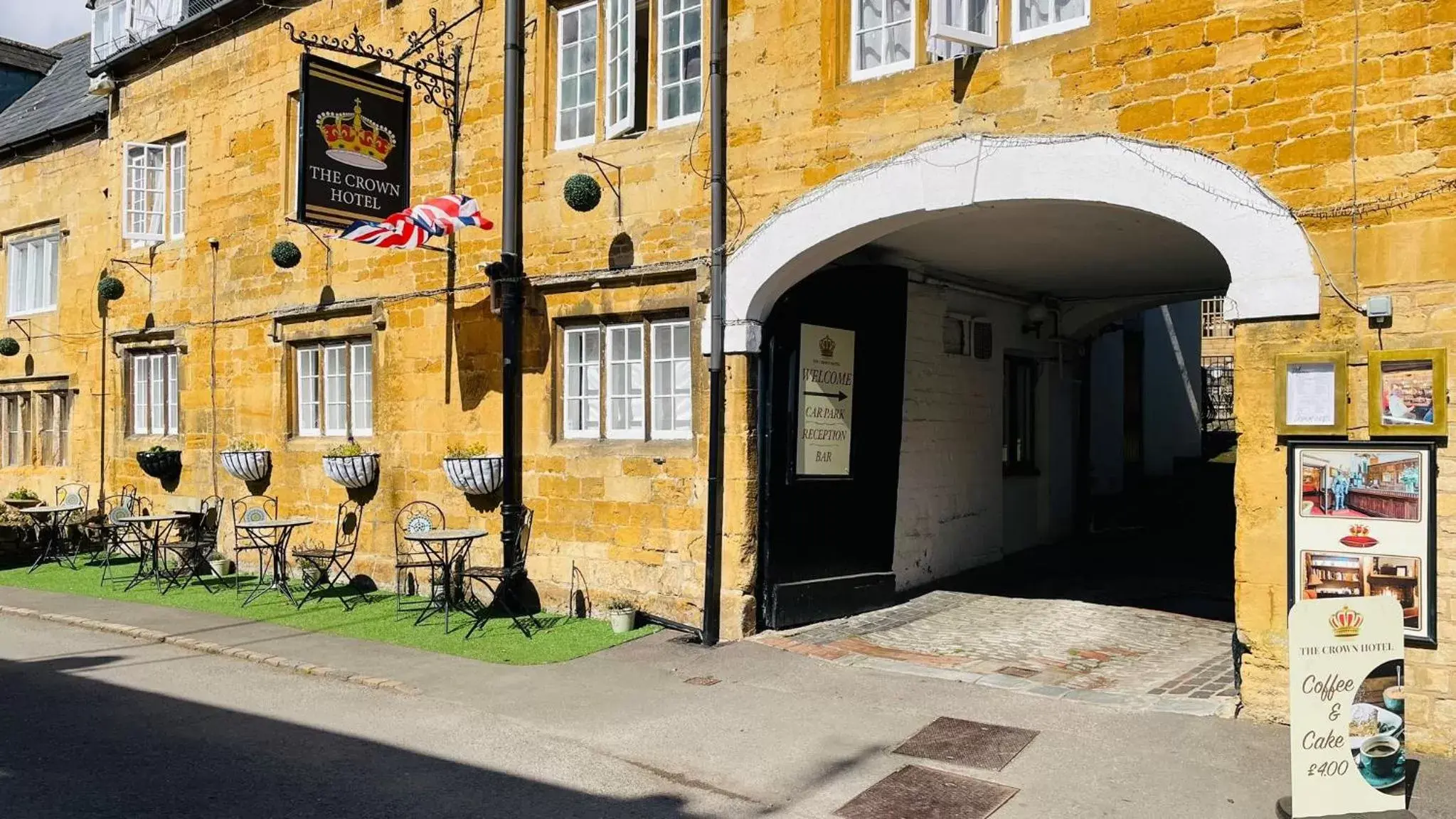 Property building in Crown Hotel Cotswold