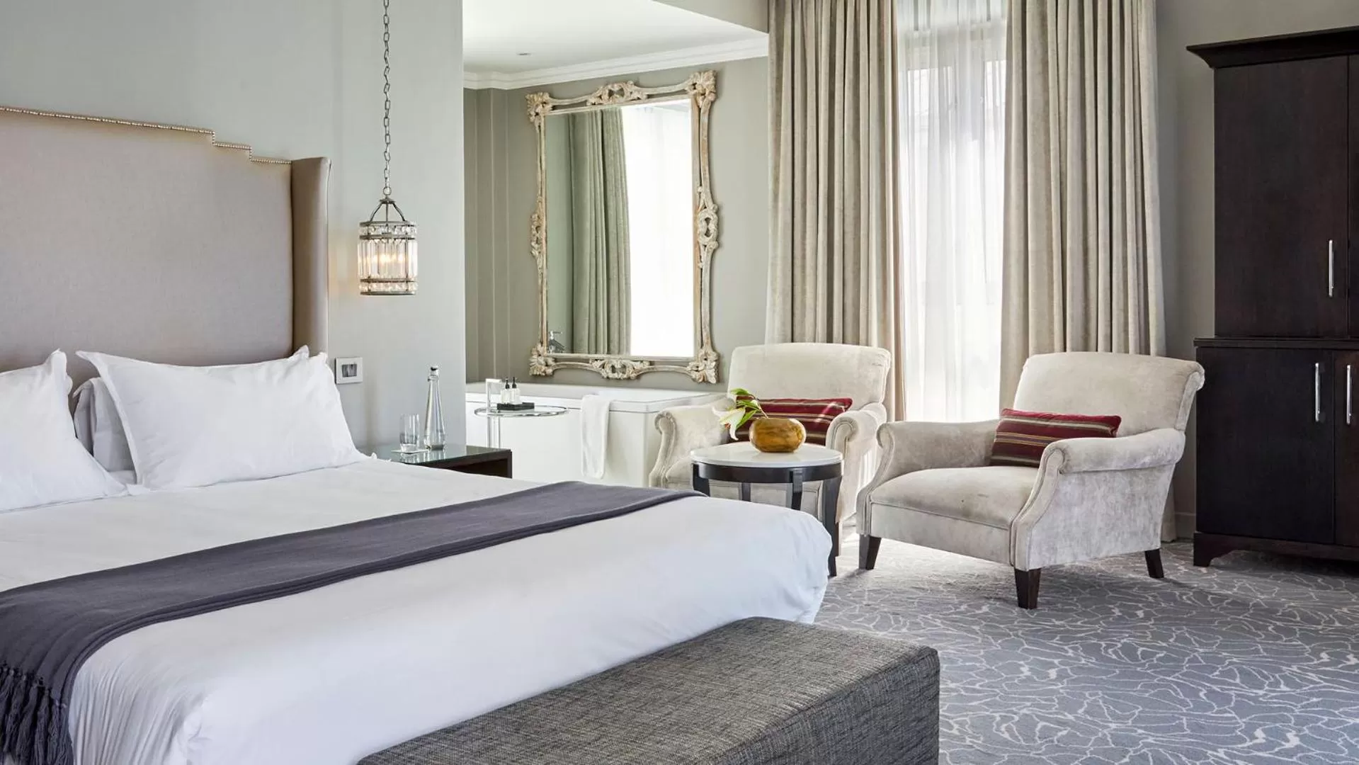 Bed in Queen Victoria Hotel by NEWMARK