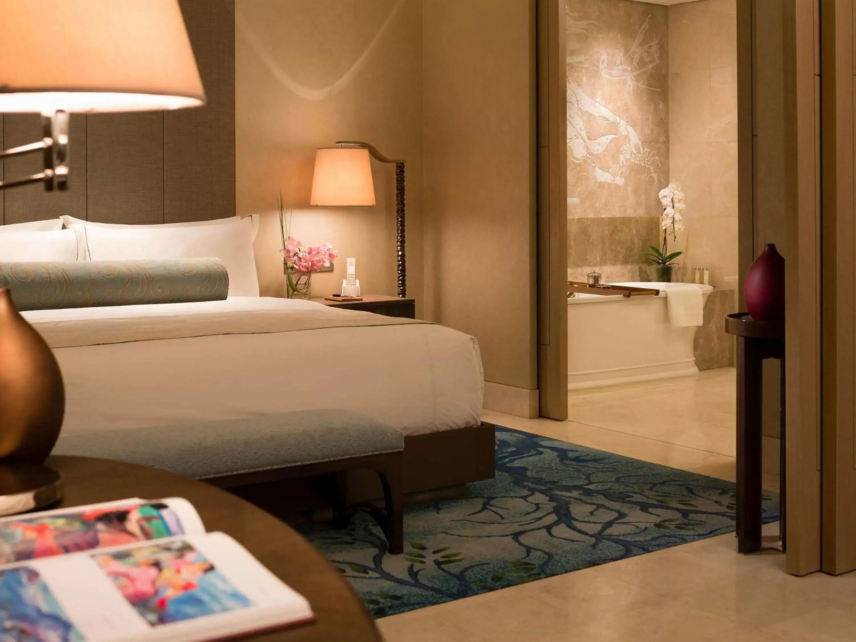 Photo of the whole room, Bed in Raffles Jakarta