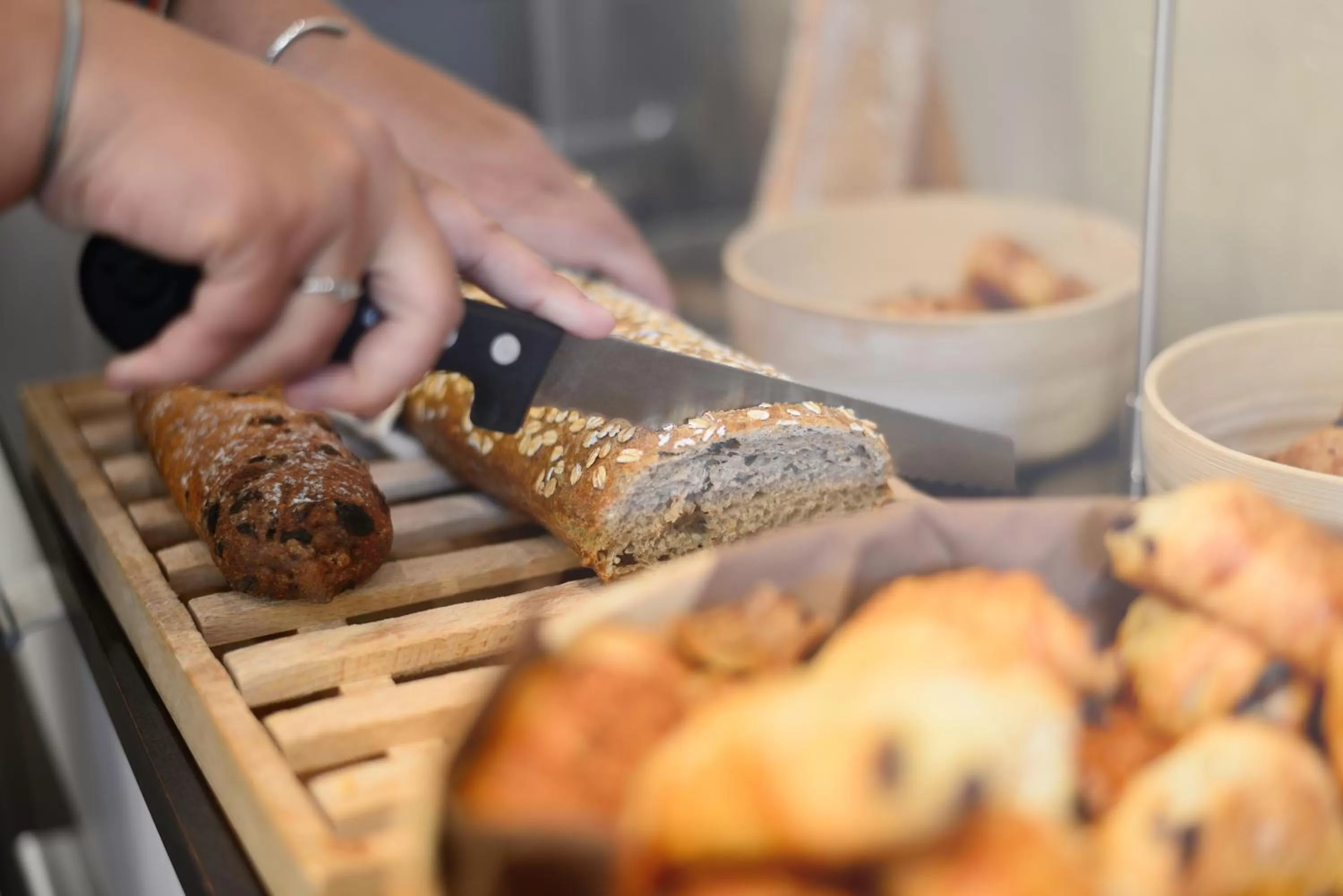 Food close-up in Novotel Sevilla
