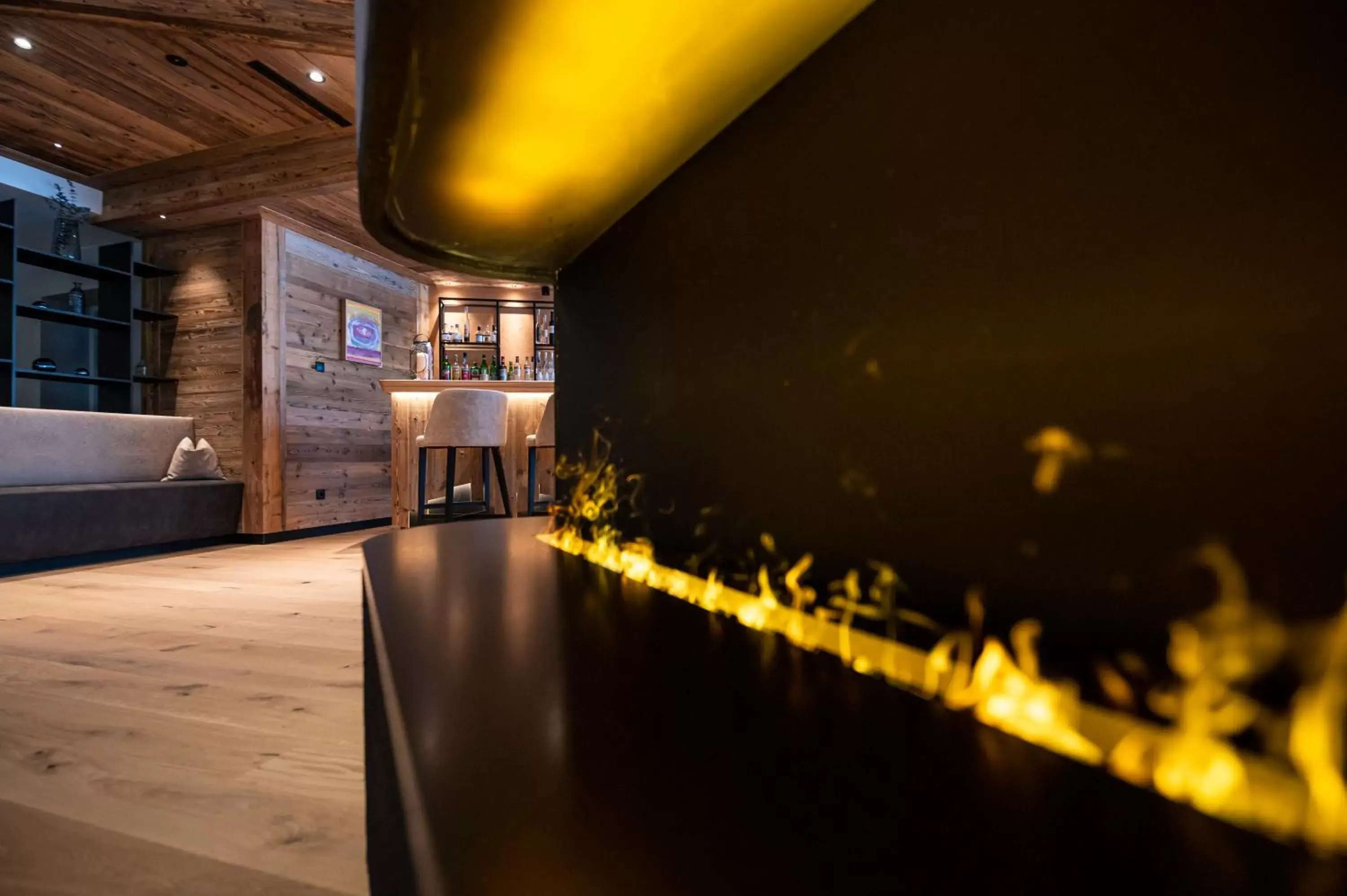 Lounge or bar in Alpine Nature Hotel Stoll