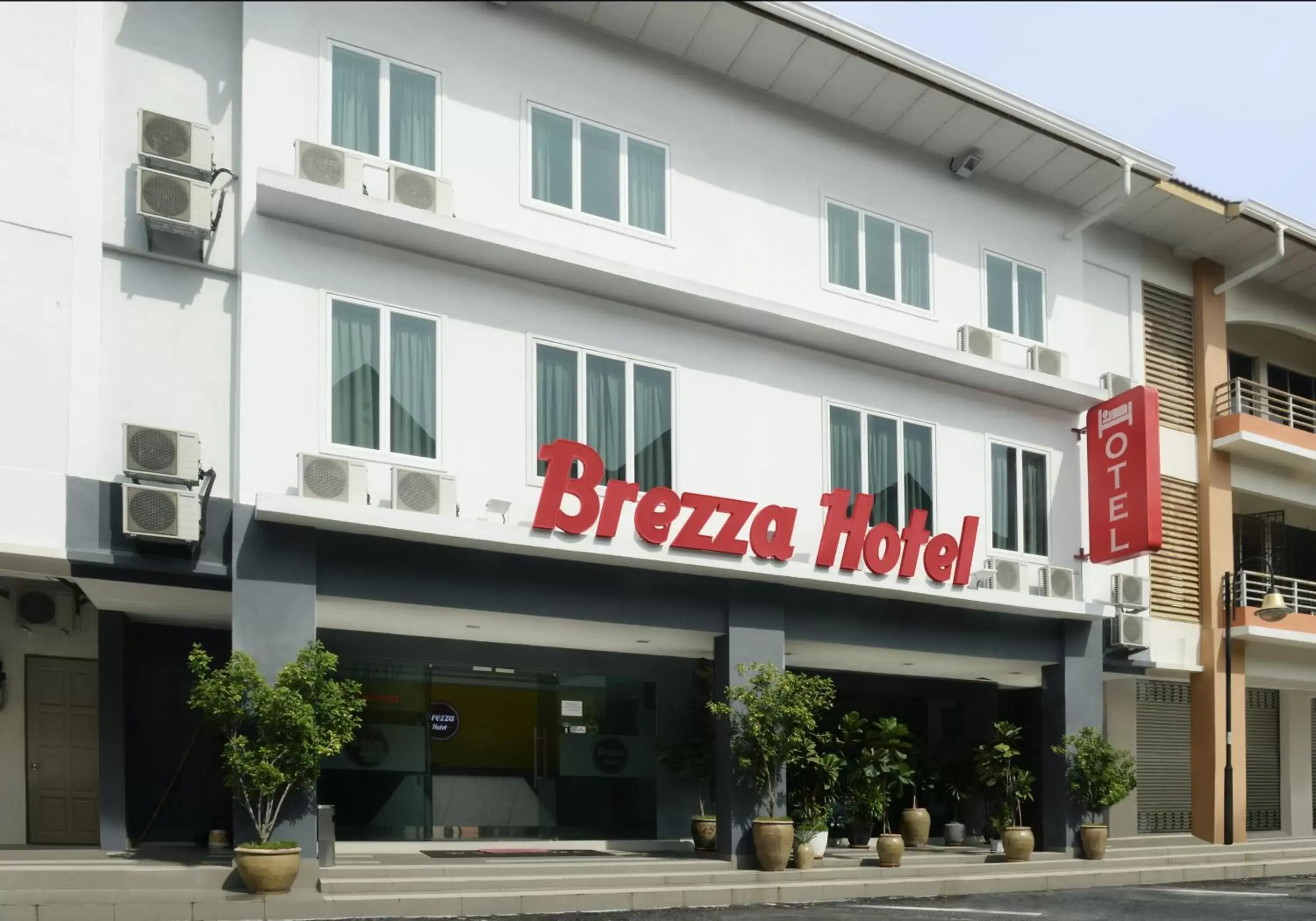 Property building in Brezza Hotel Lumut
