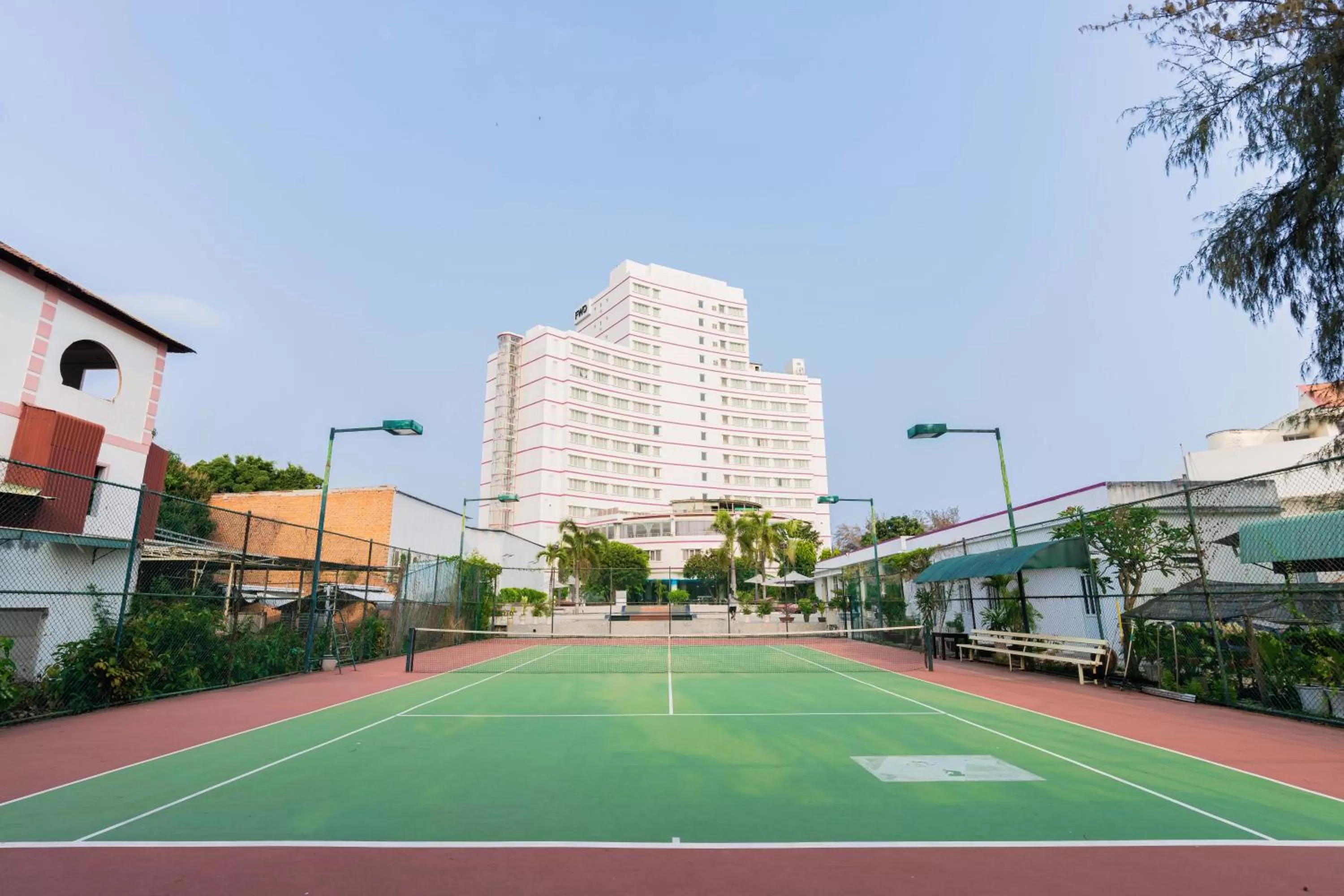 Tennis court in TTC Hotel Phan Thiet