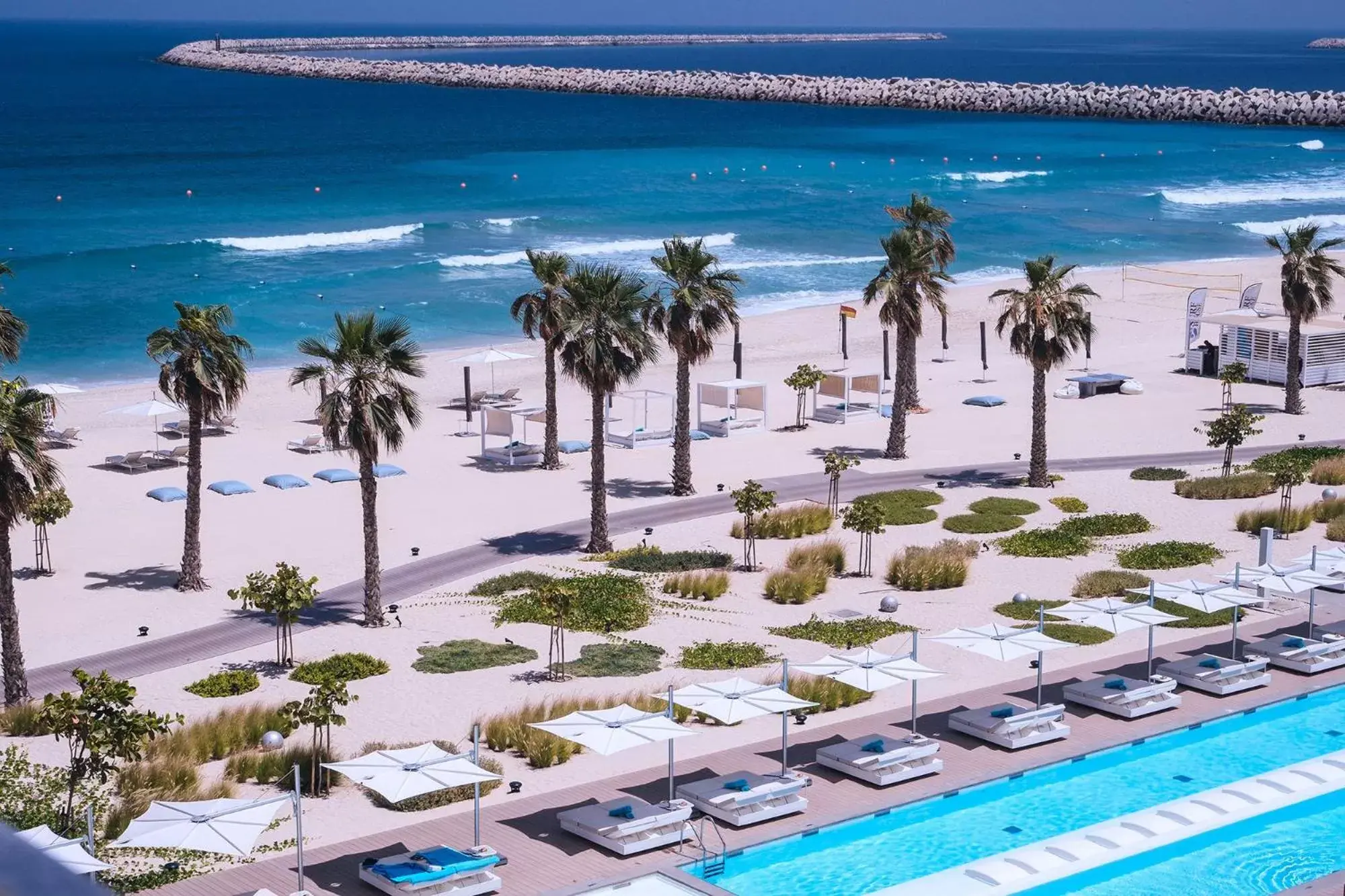 Beach, Pool View in Nikki Beach Resort & Spa Dubai