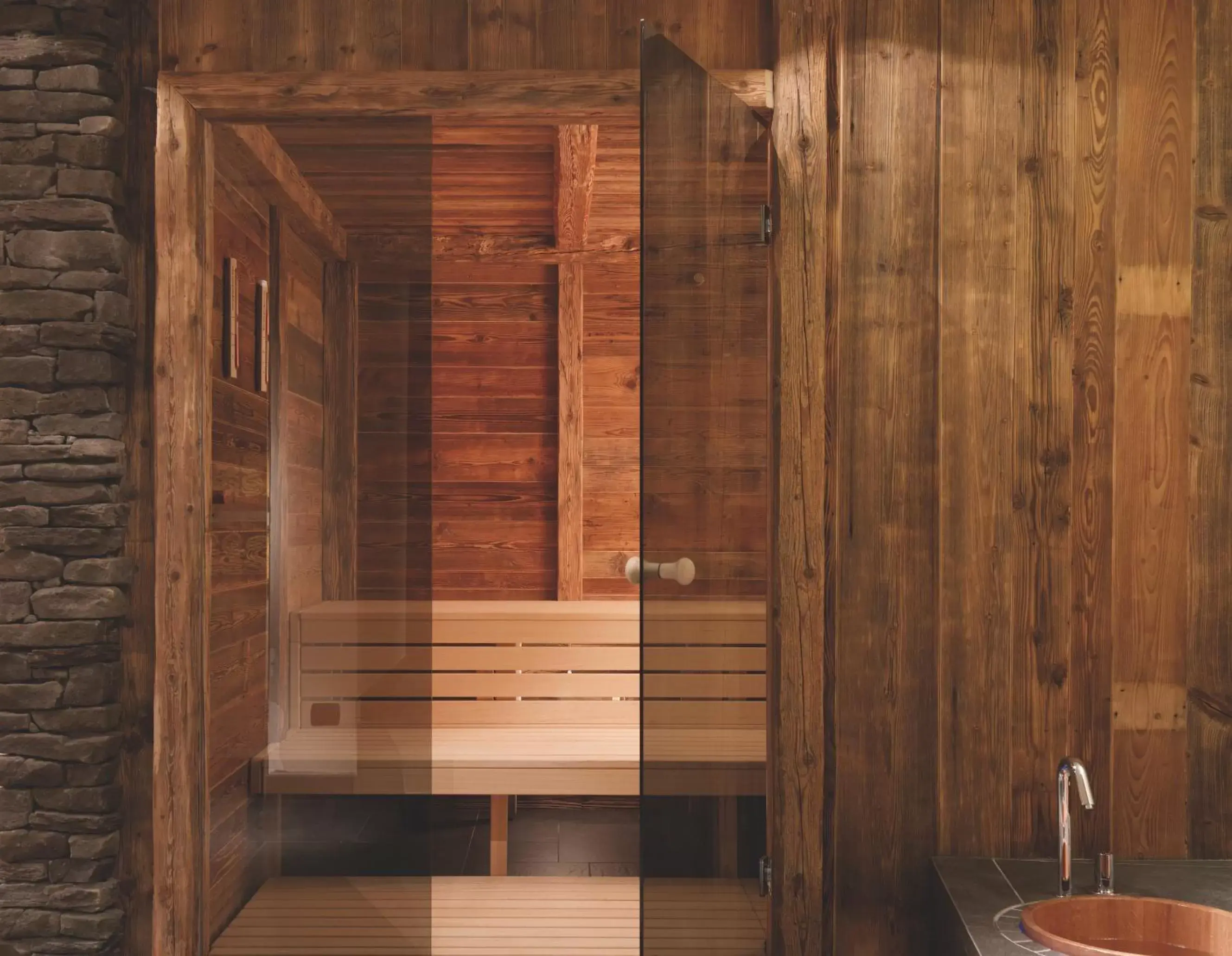 Sauna in Eco & Wellness Boutique Hotel Sonne