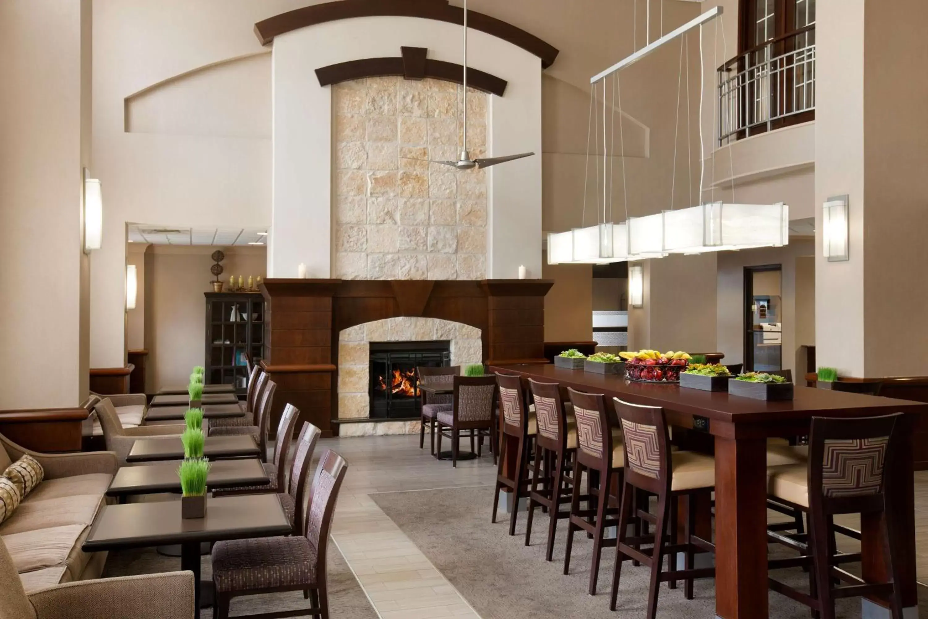 Lobby or reception, Restaurant/Places to Eat in Hampton Inn & Suites San Marcos