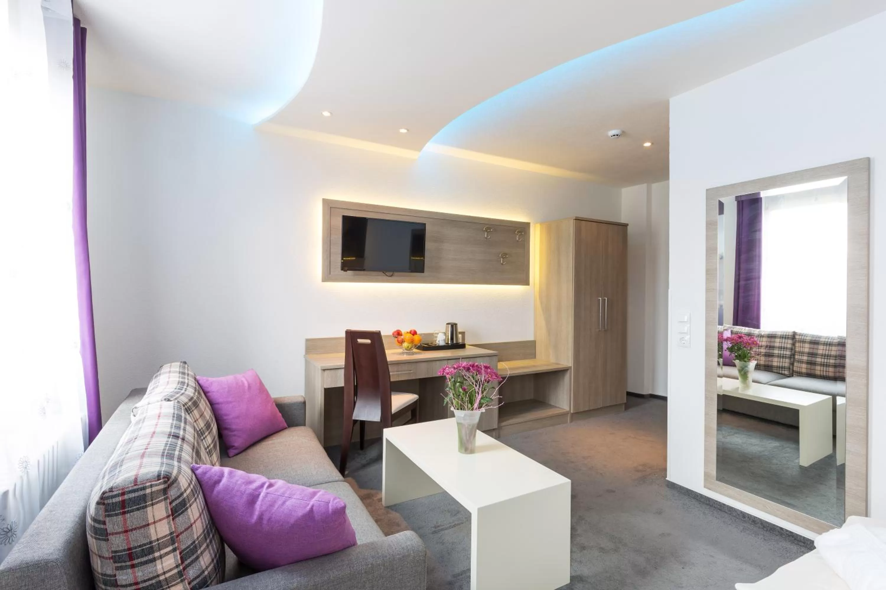 Living room in Bavaria Hotel Münchner Hof Superior