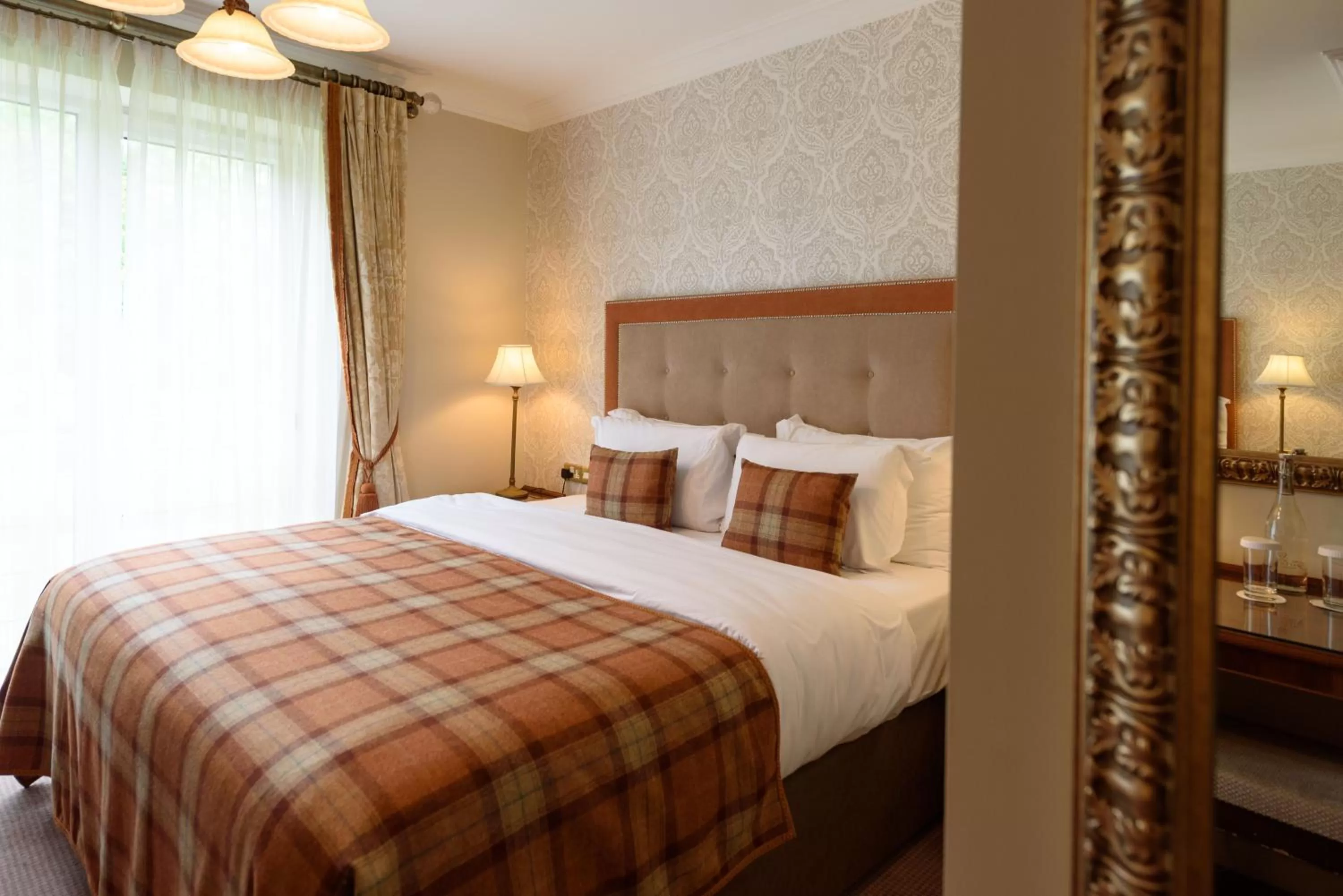 Bed in Faithlegg Hotel