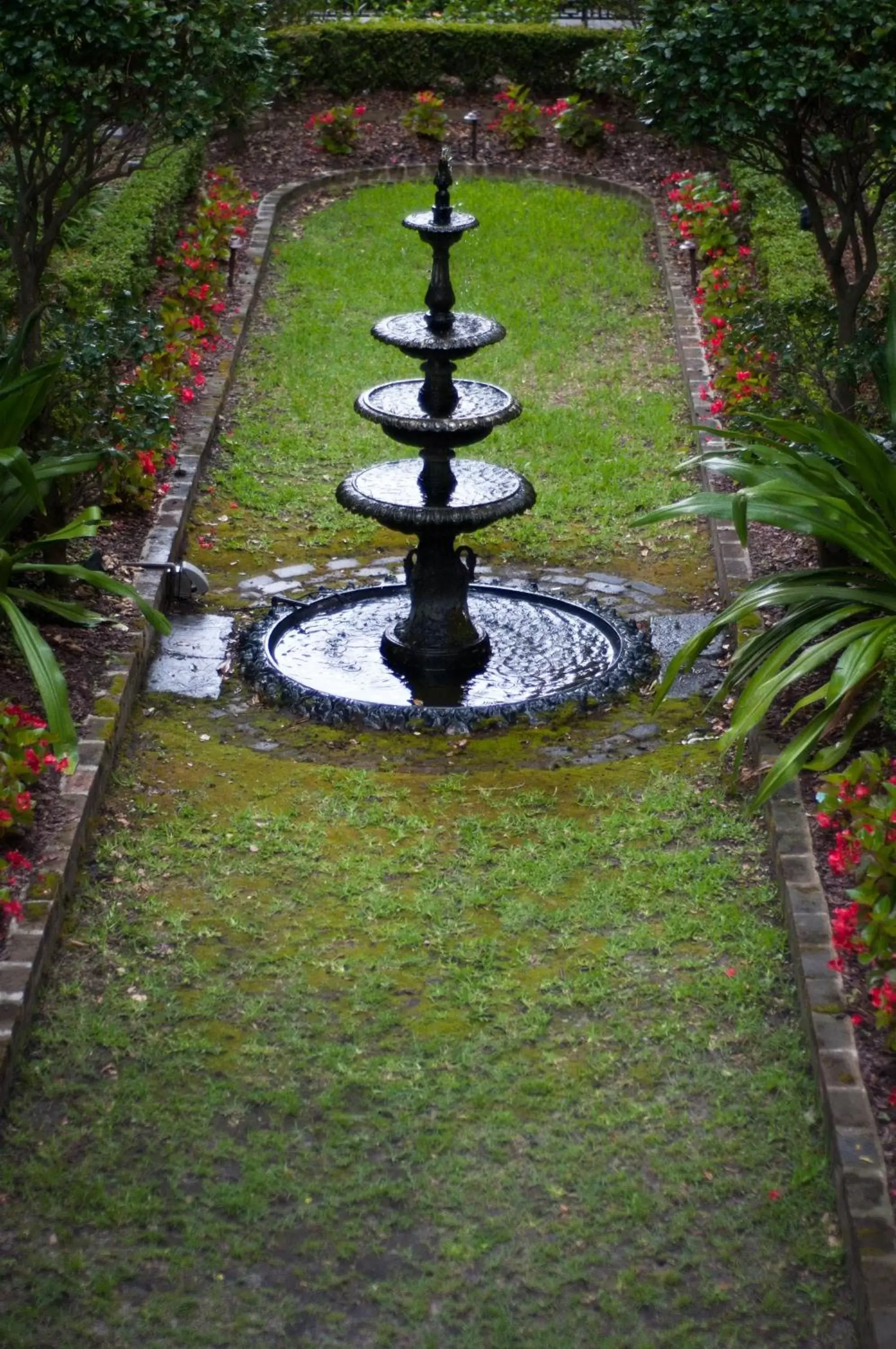 Decorative detail, Garden in The Gastonian, Historic Inns of Savannah Collection