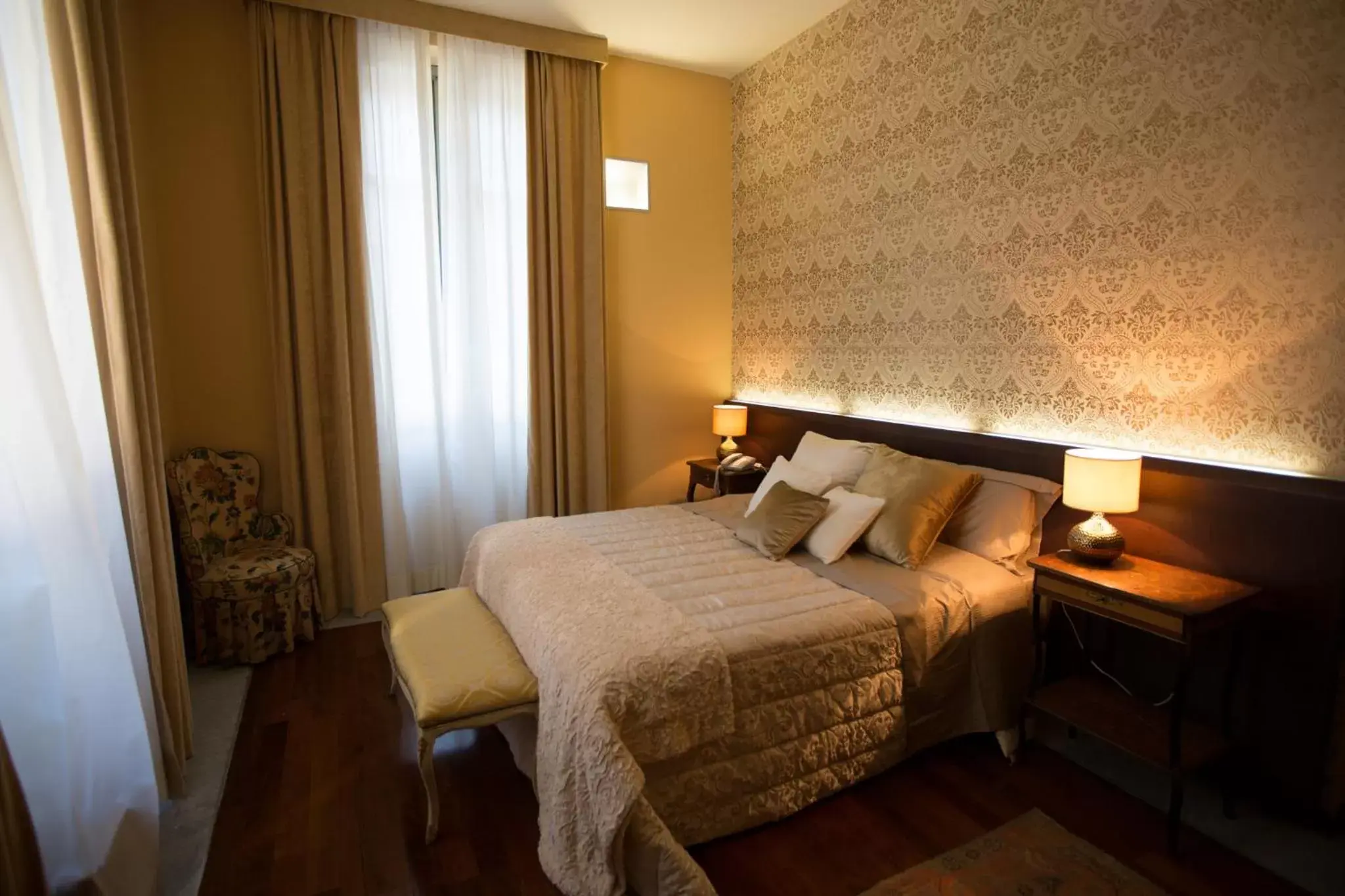 Photo of the whole room, Bed in Hotel Dei Pittori