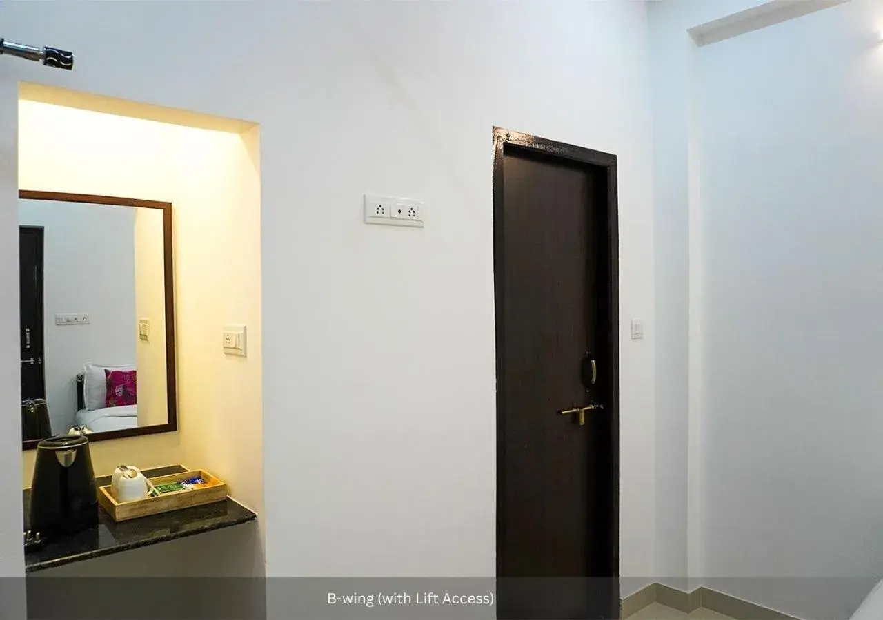 Bedroom, TV/Entertainment Center in Moustache Hostel Udaipur