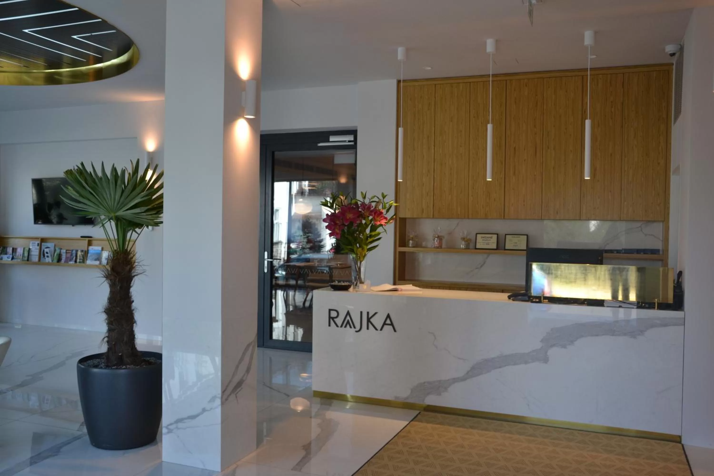 Lobby or reception in Hotel Rajka