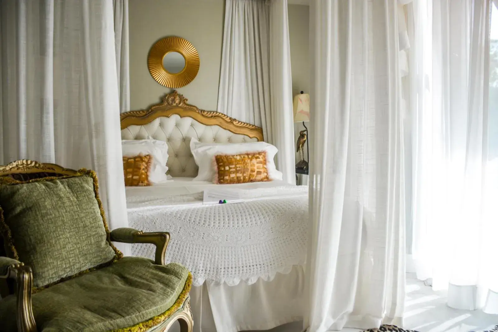 Decorative detail, Bed in Carmo's Boutique Hotel - Small Luxury Hotels of the World