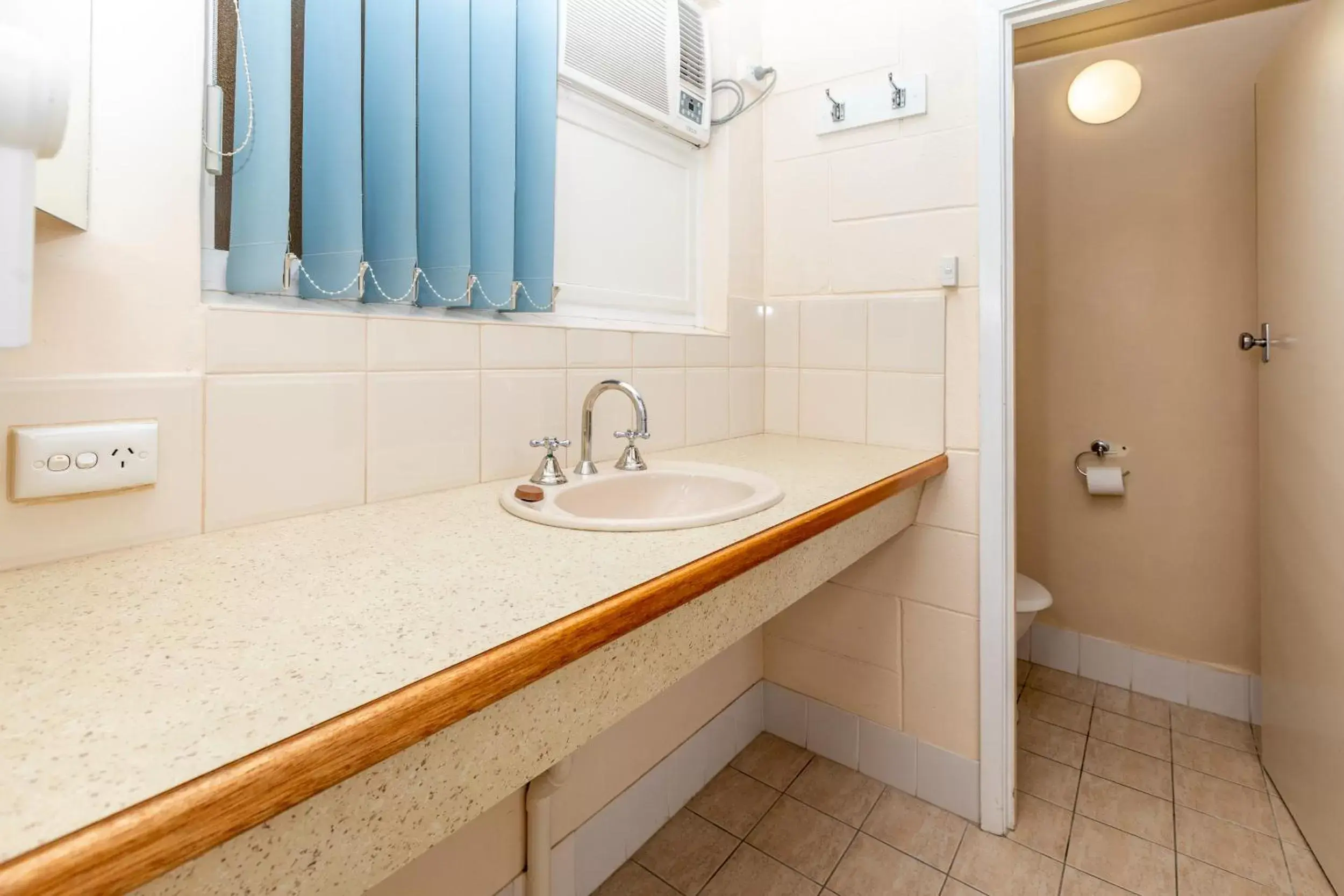 Bathroom in Blue Seas Motel