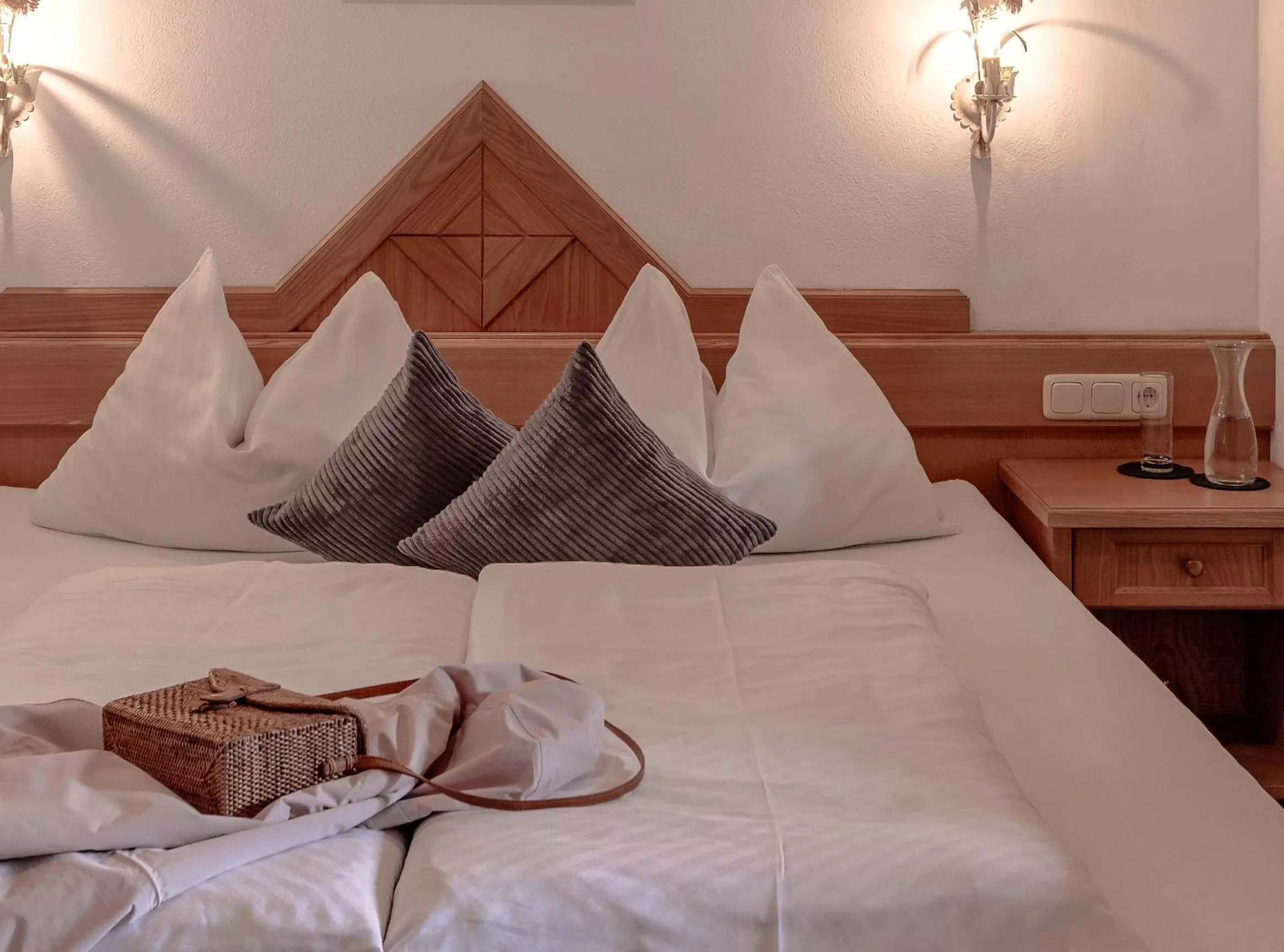 Bedroom, Bed in Appartements KATHRIN