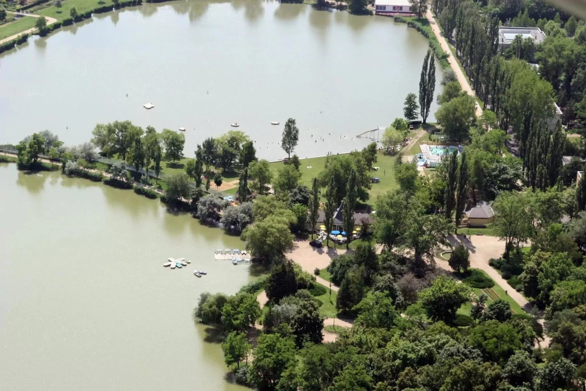 Lake view, Bird's-eye View in Svájci Lak Panzió