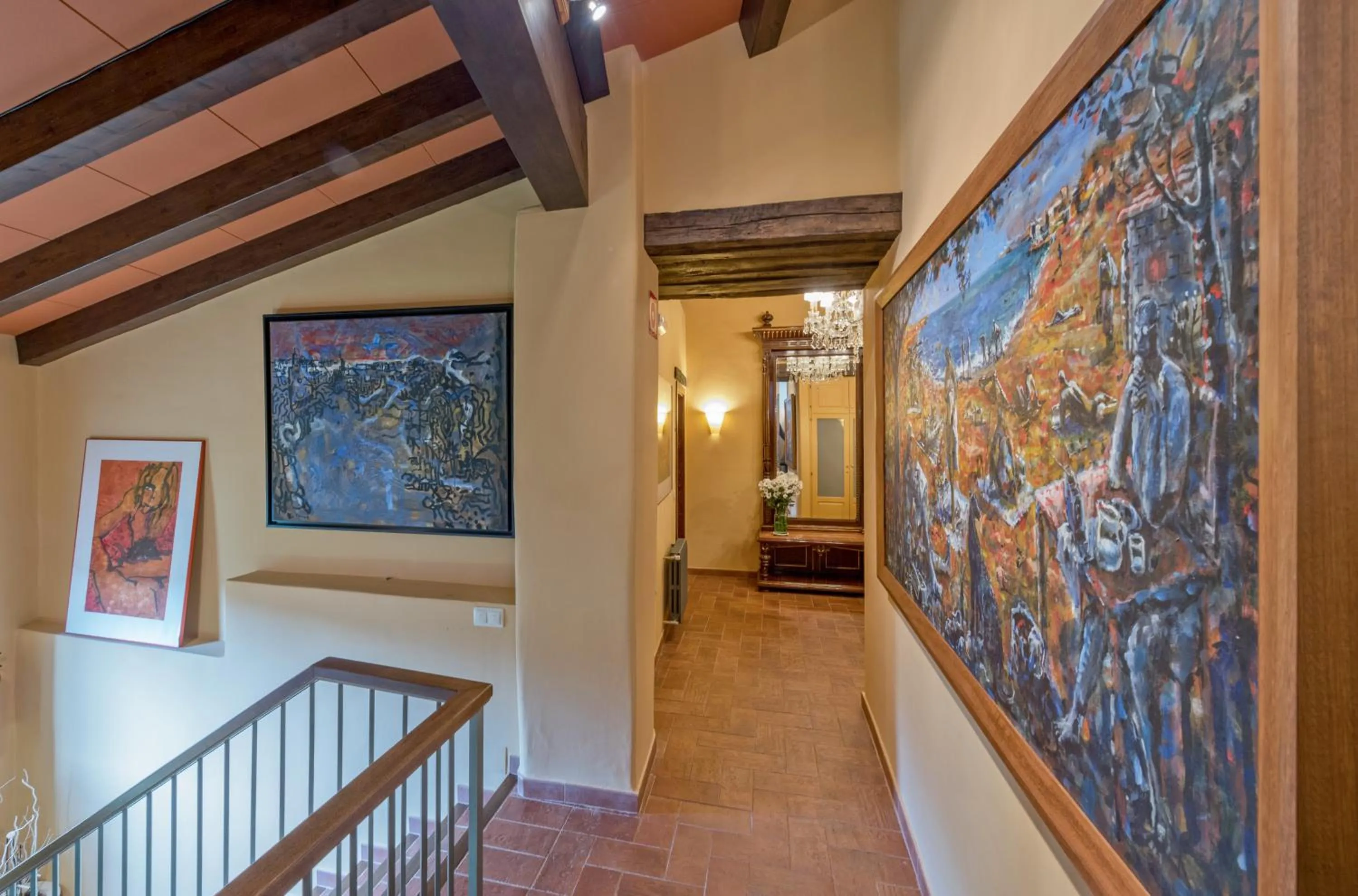 On site in Hotel Cal Sastre