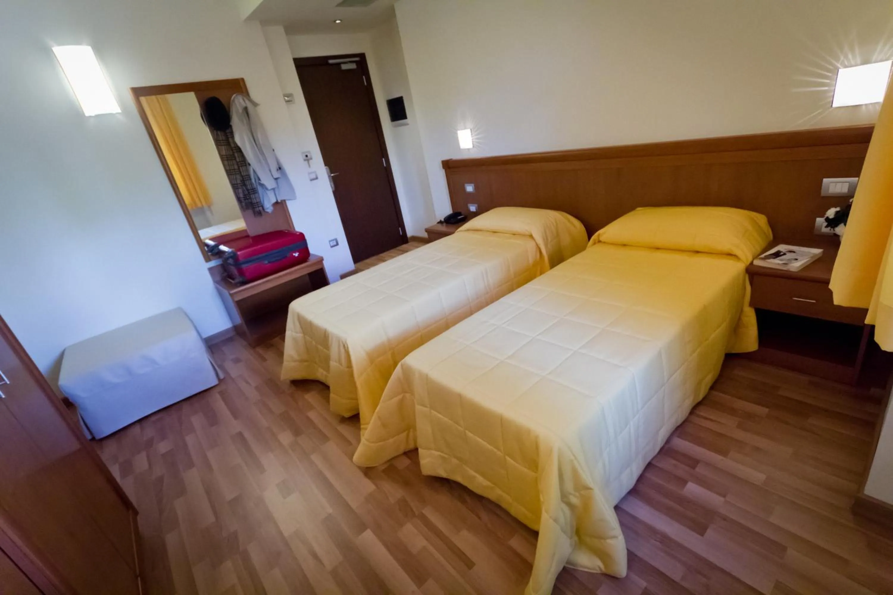 Bed in Hotel Donnini