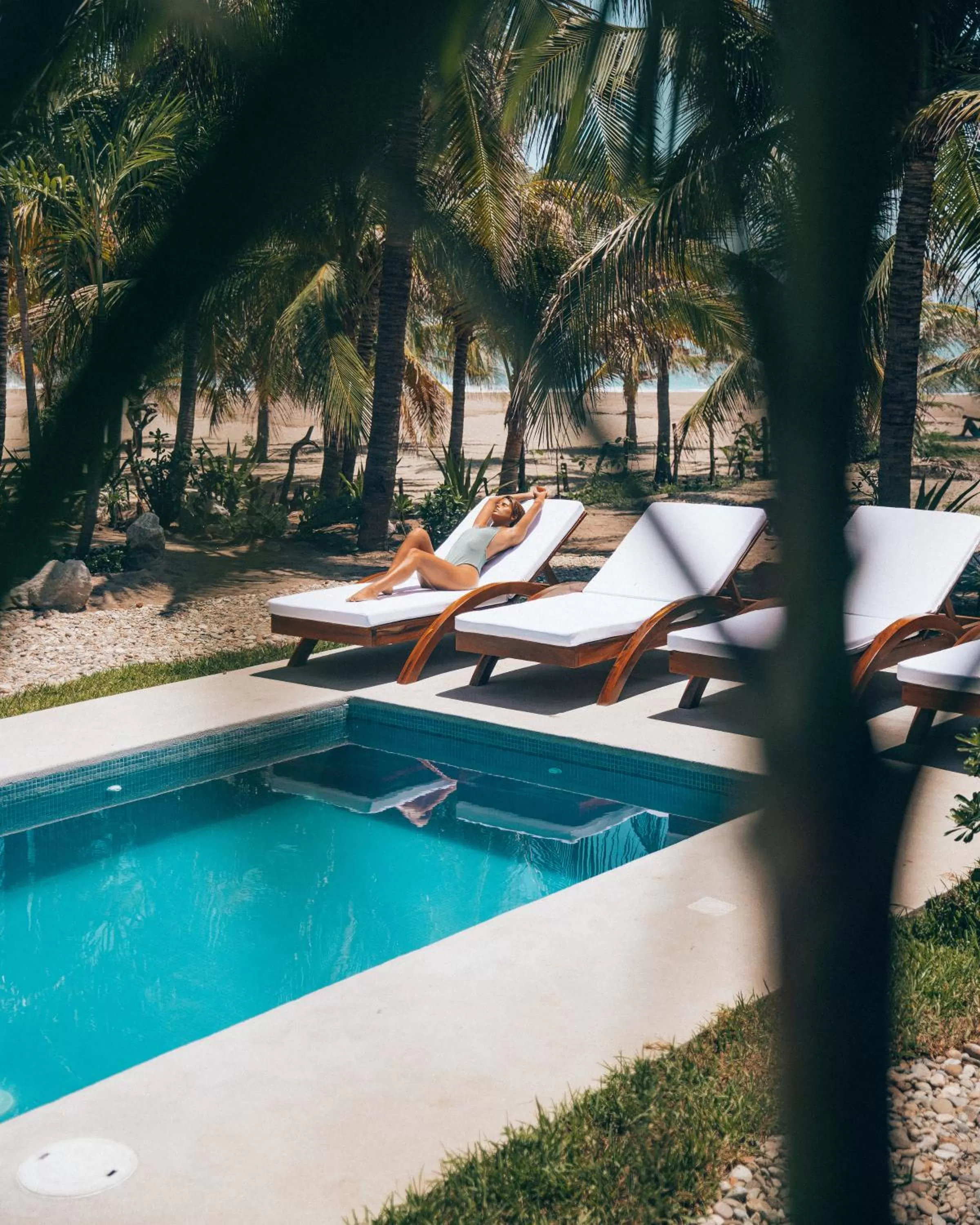 Swimming pool in Casa Kuaa