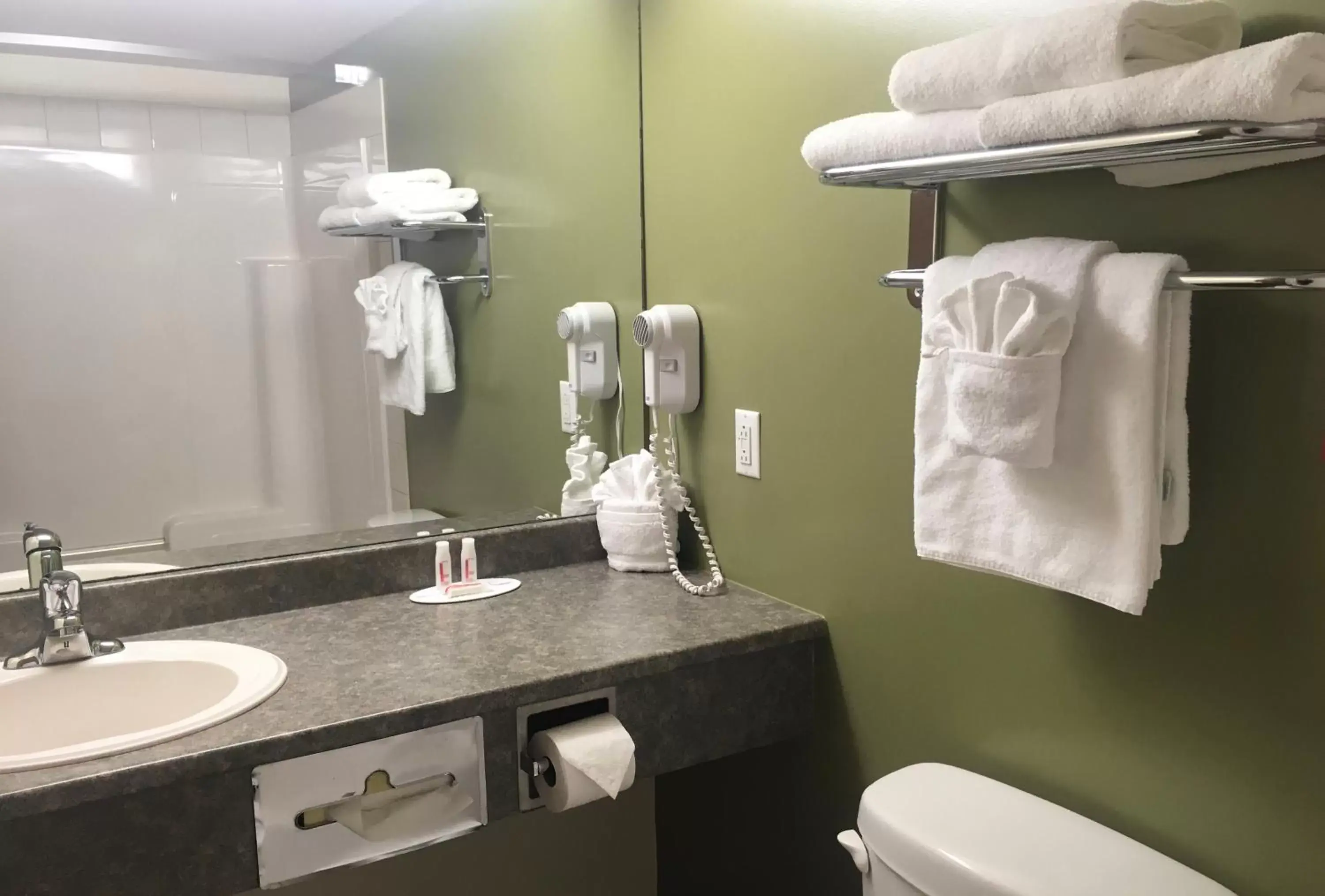 Bathroom in Super 8 by Wyndham Amherst NS