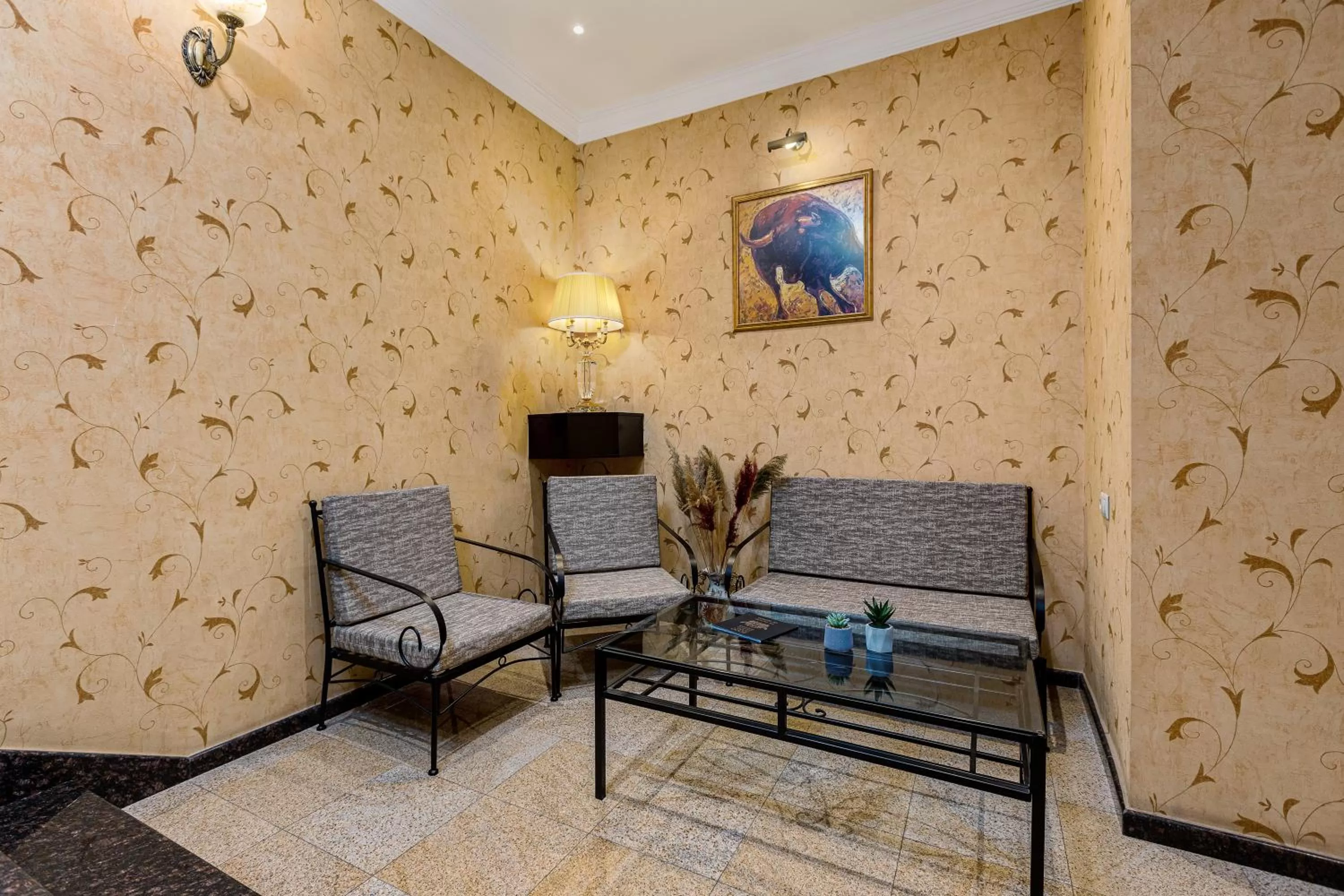 Seating area in Sharden Hotel