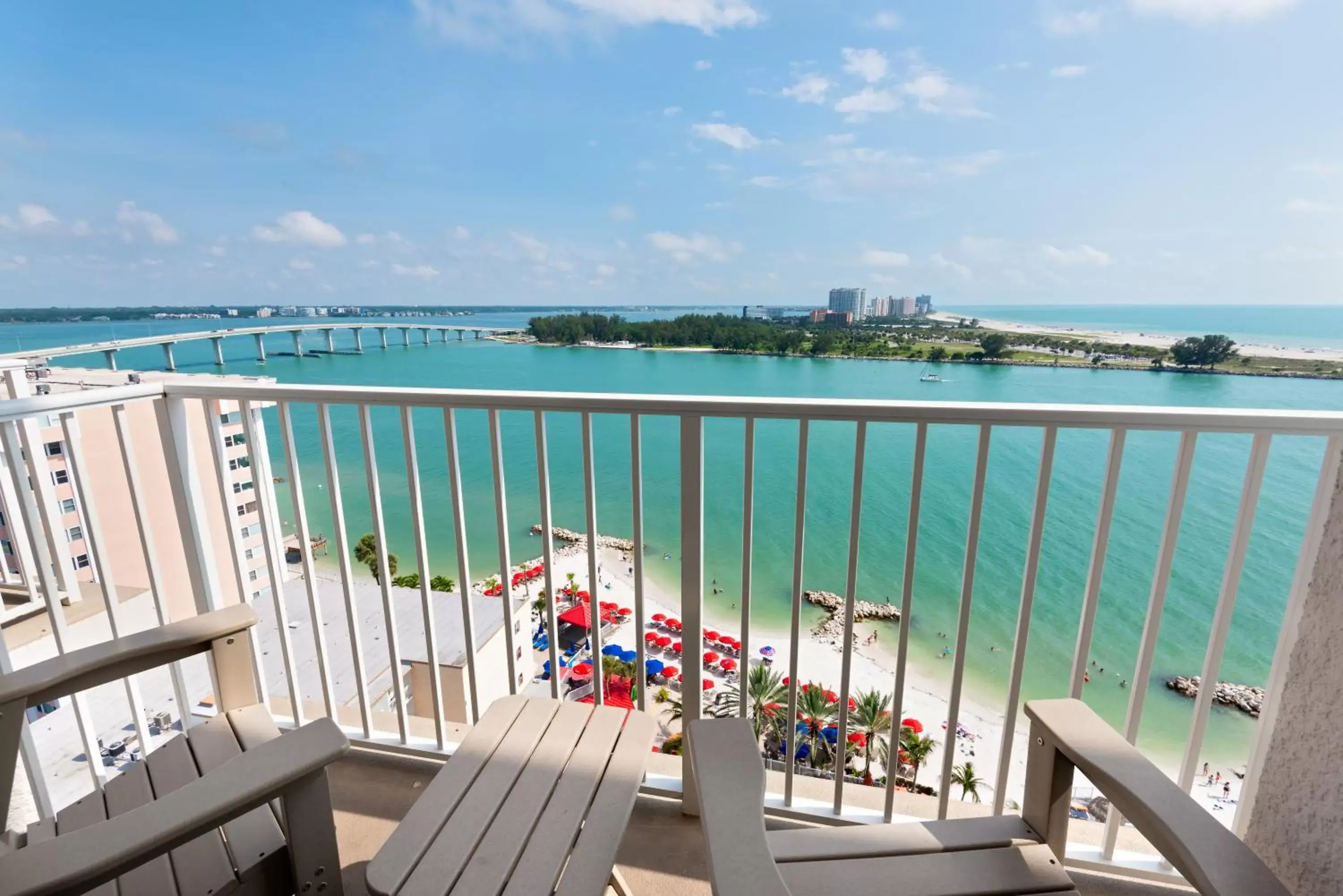 Balcony/Terrace in Hampton Inn and Suites Clearwater Beach