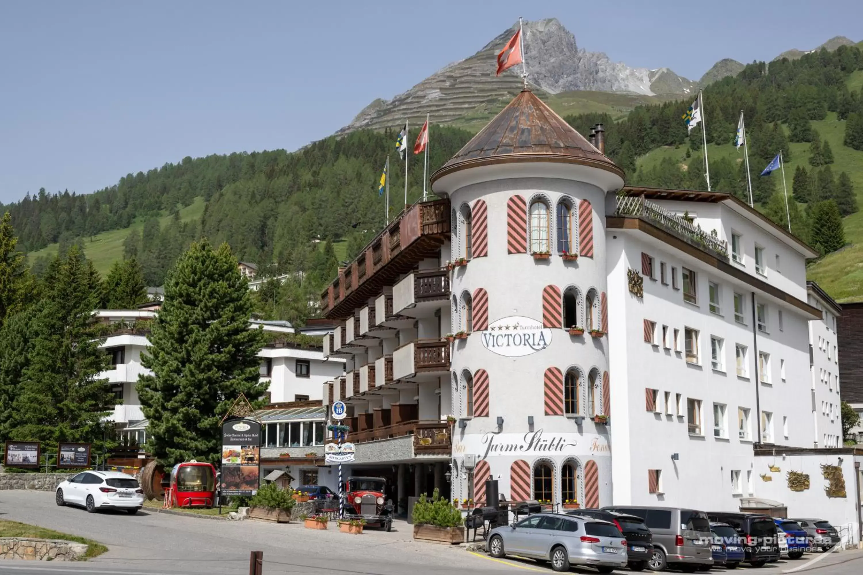 Property Building in Swiss Quality Turmhotel Victoria