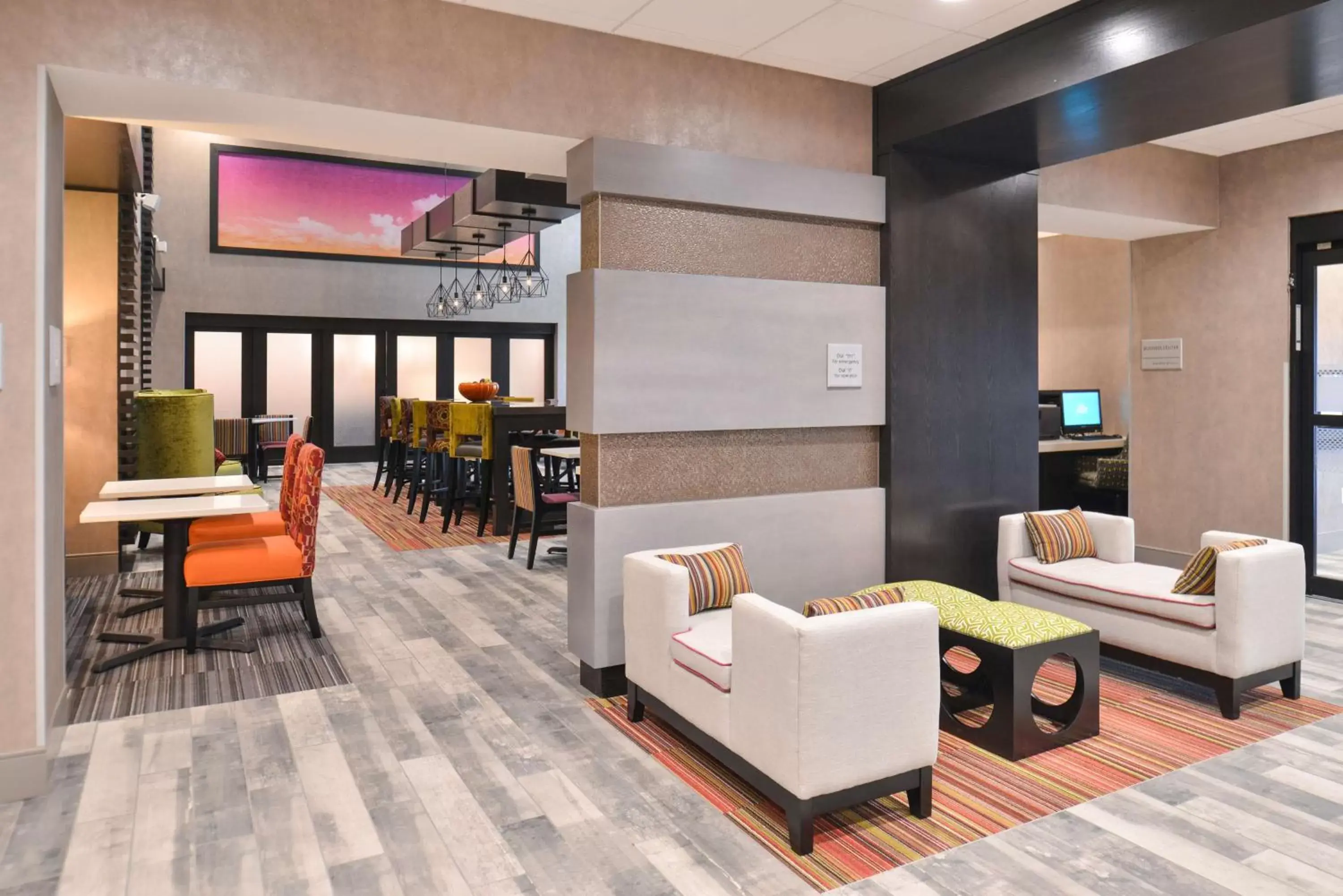 Lobby or reception in Hampton Inn and Suites Ames, IA