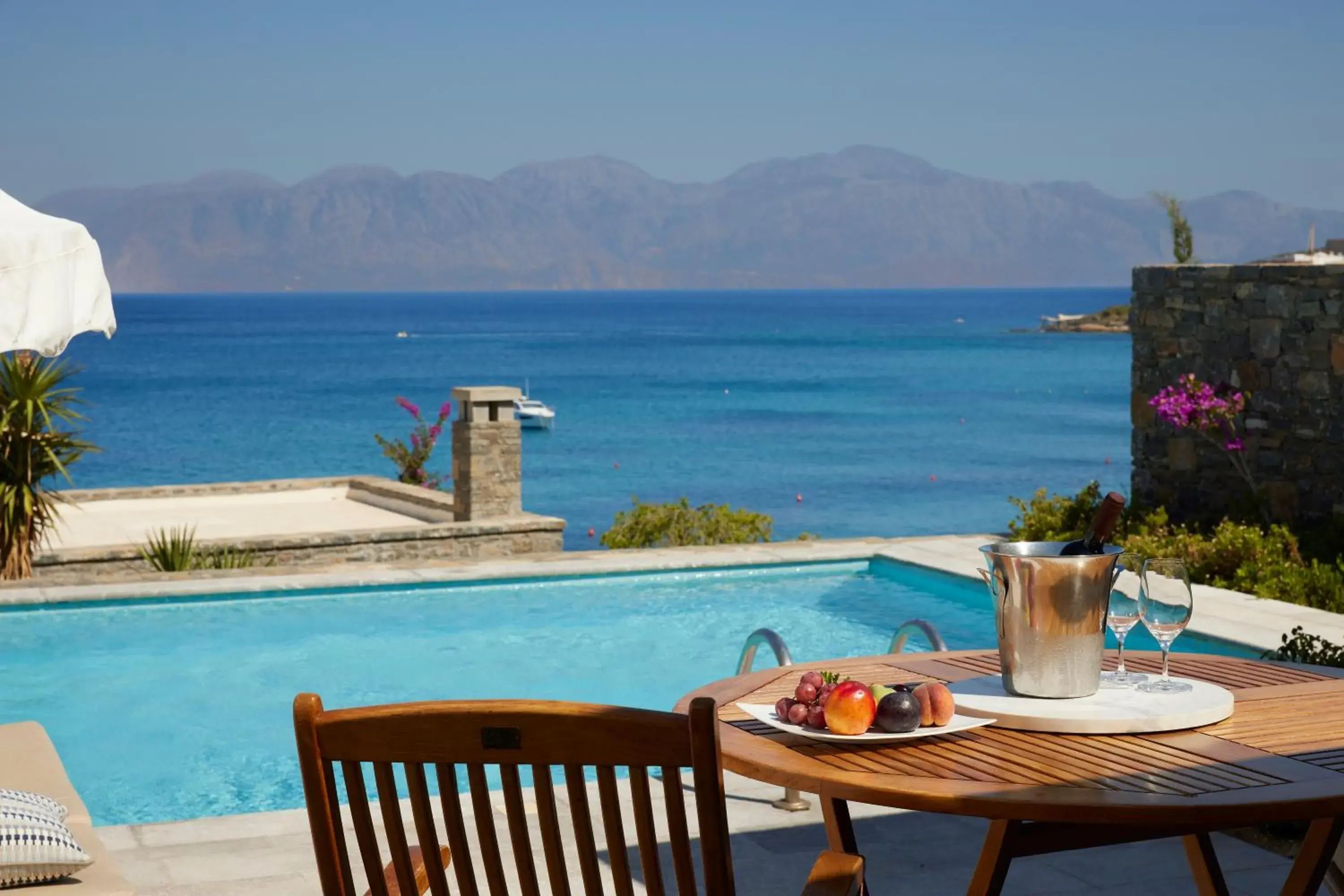 Swimming Pool in Elounda Mare Relais & Châteaux Hotel