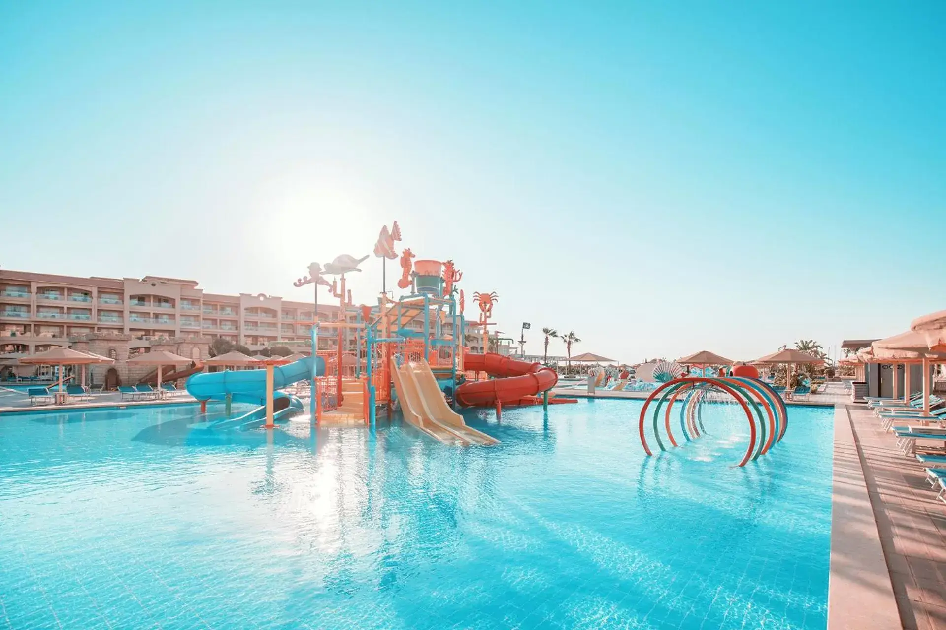 Aqua park, Swimming Pool in Pickalbatros White Beach Resort - Hurghada