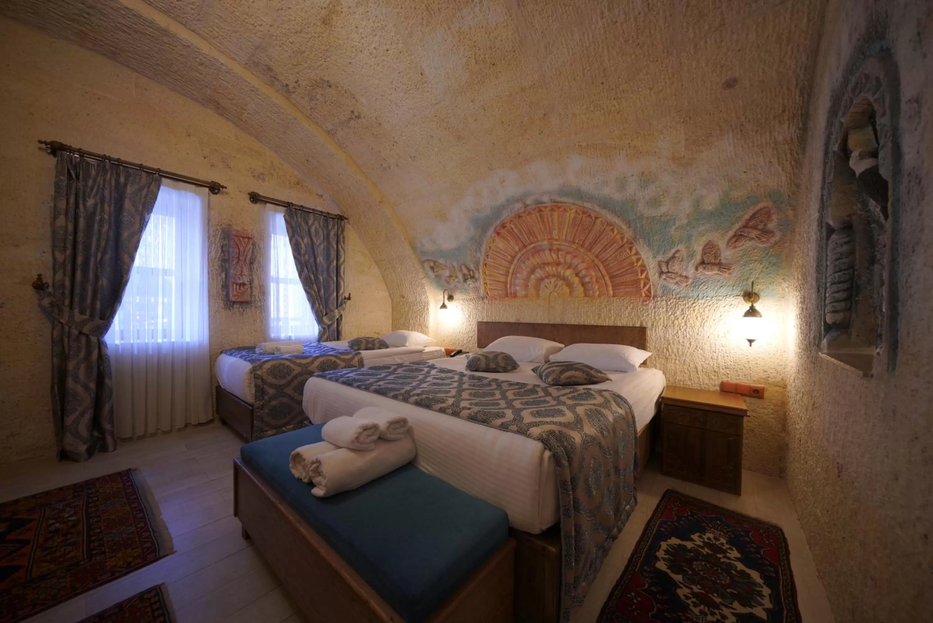 Bed in Grand Cappadocia Hotel