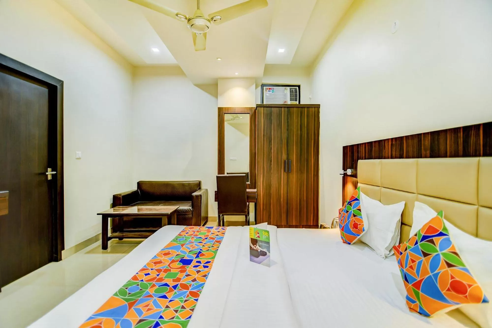 Bedroom, Bed in FabHotel Solitaire Inn Tilak Nagar