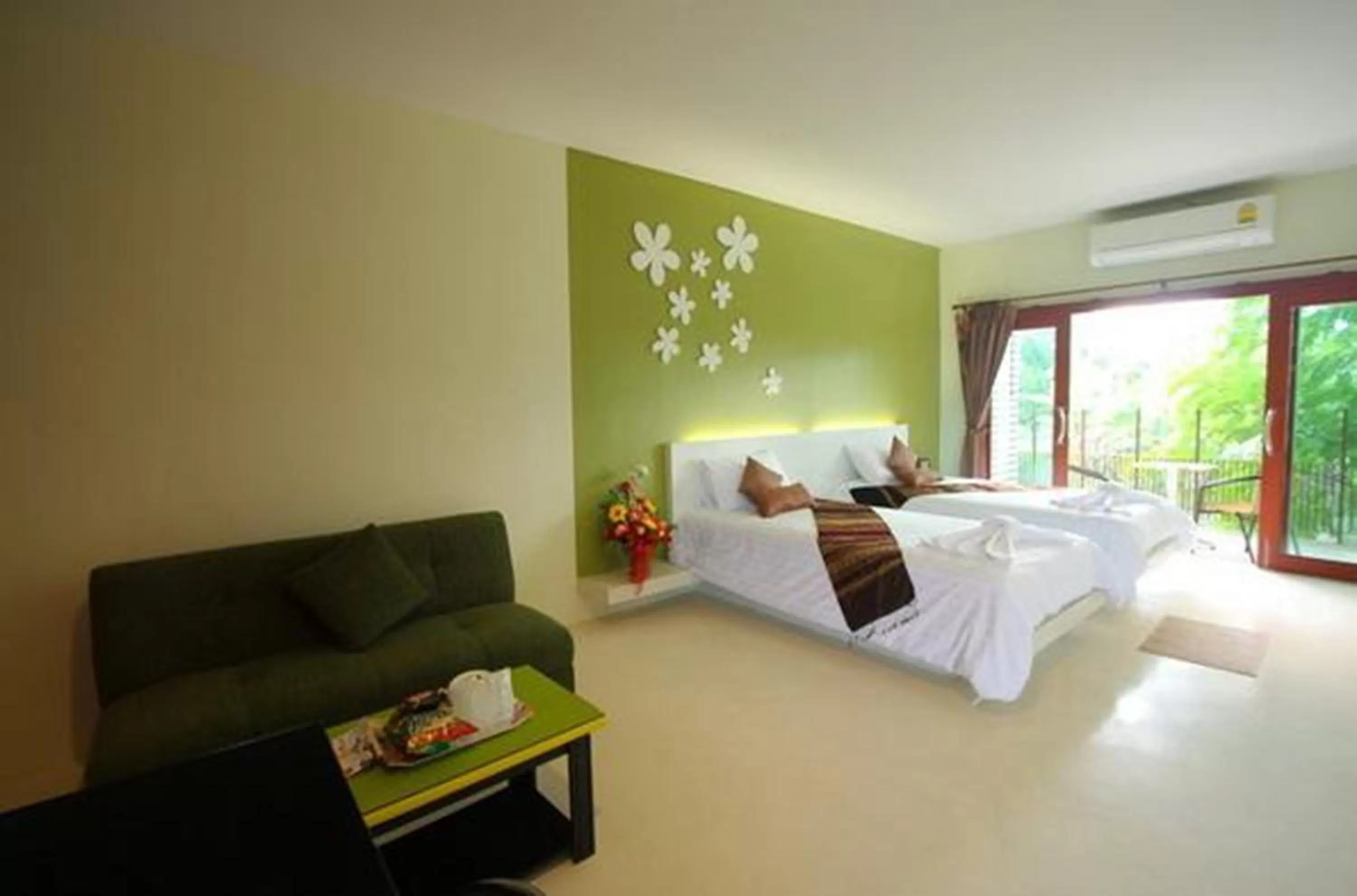 Bed in Panlaan Boutique Resort