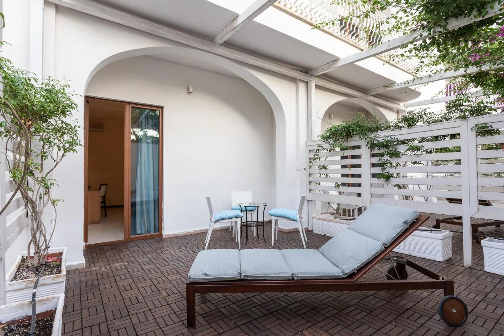 Patio in Club Azzurro Hotel & Resort