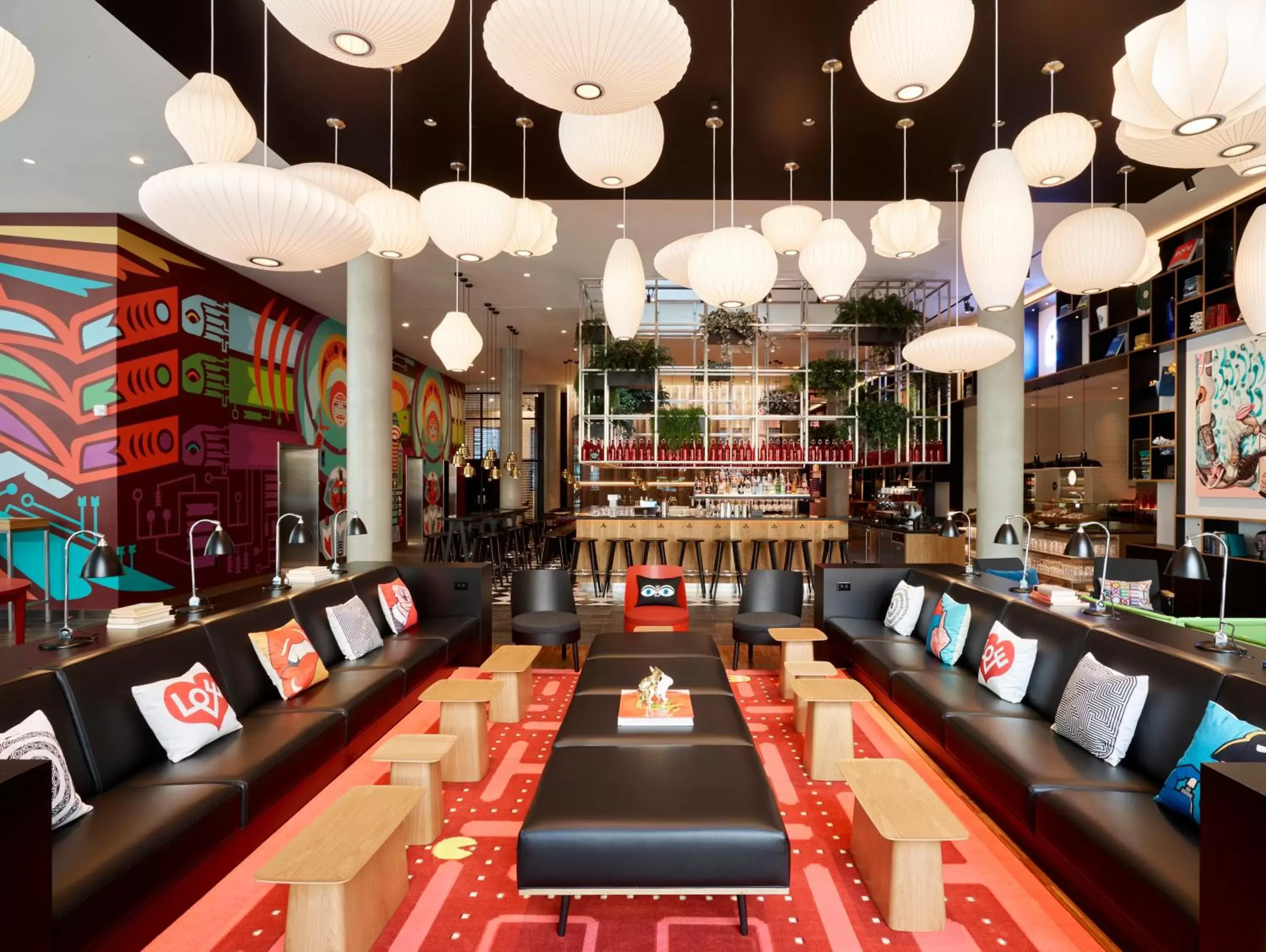 Lobby or reception, Restaurant/Places to Eat in citizenM Seattle South Lake Union